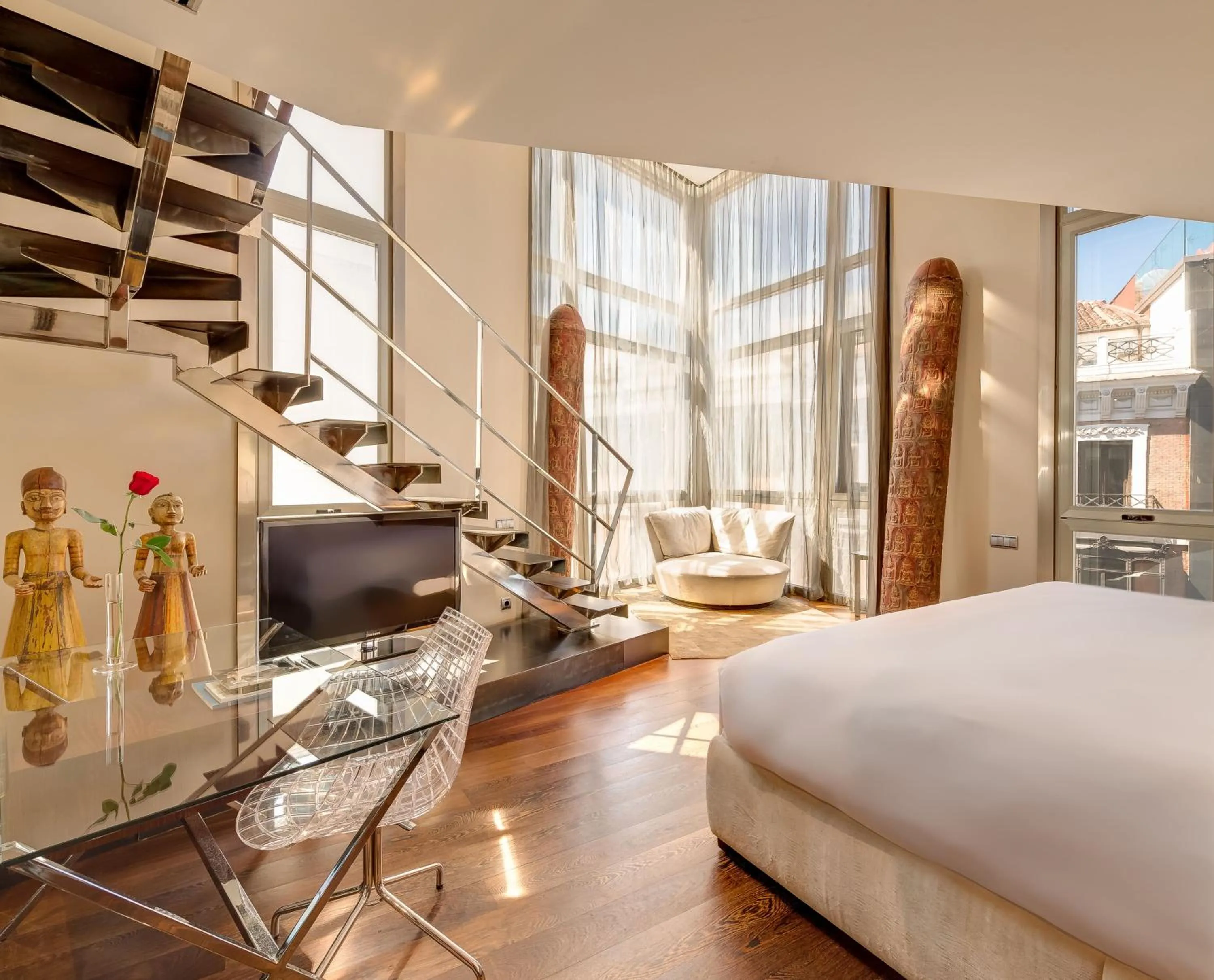 Bed in Hotel Urban, a Small Luxury Hotel of the World