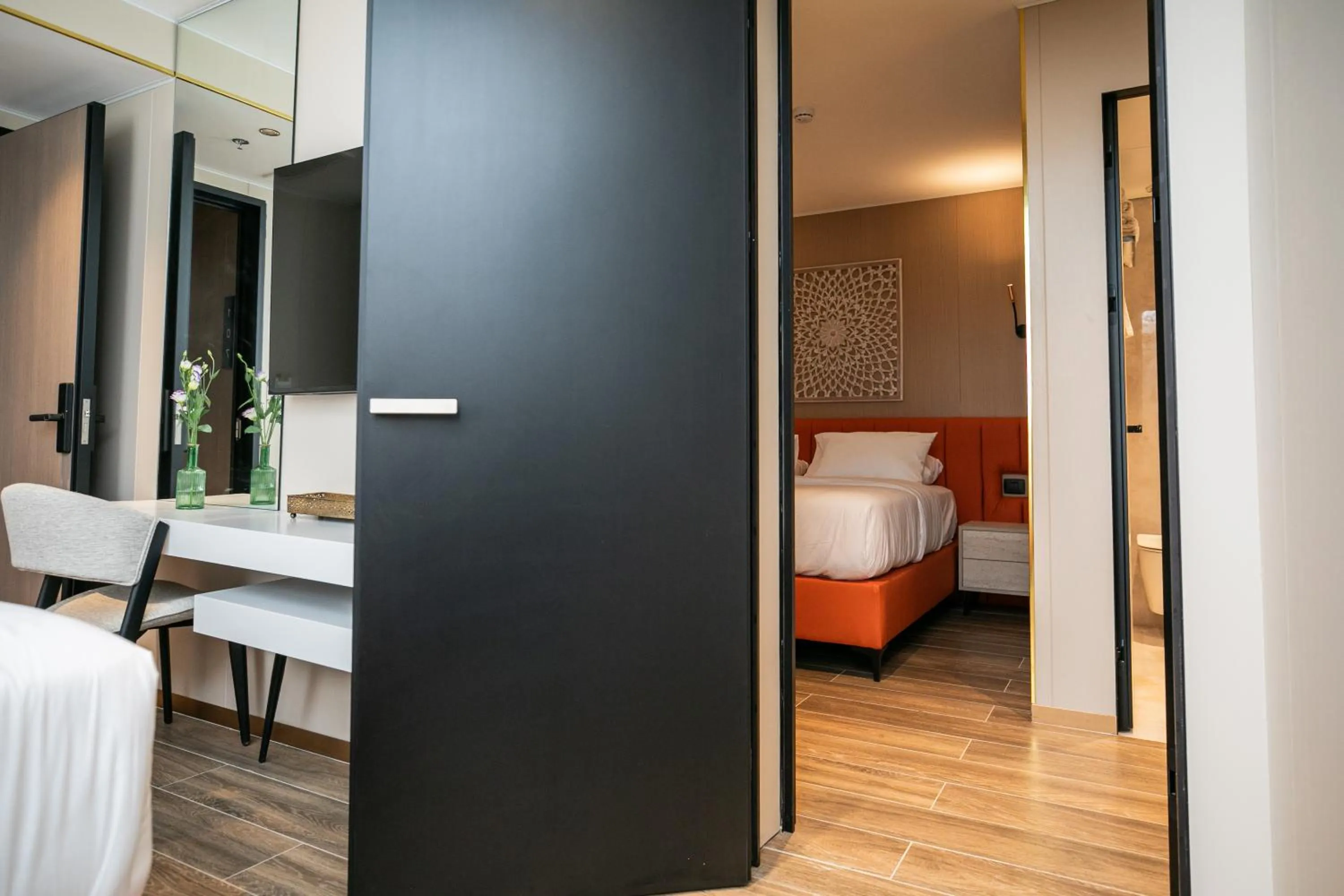 Bed in Herzl Boutique Hotel & Apartments by Domus