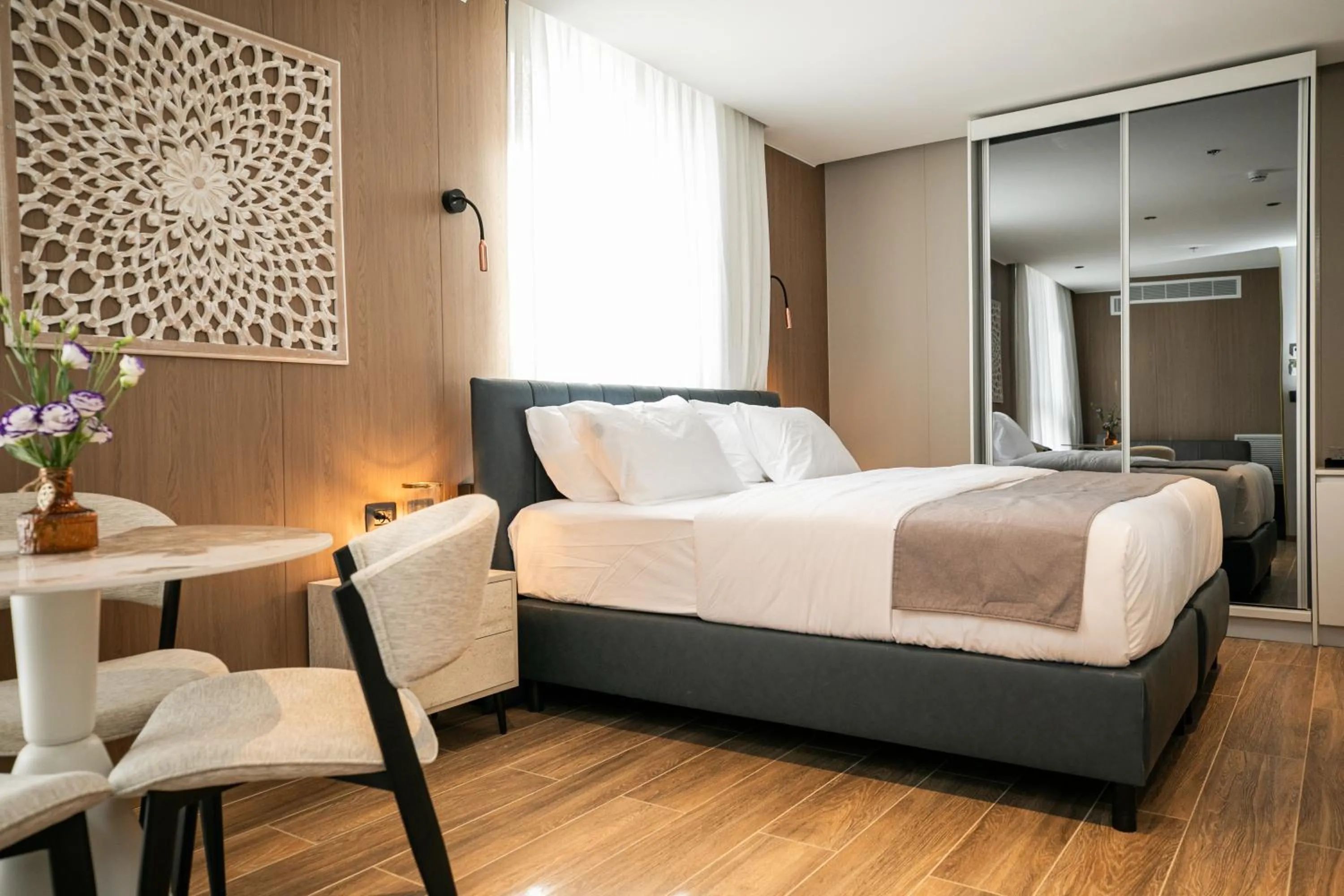 Bed in Herzl Boutique Hotel & Apartments by Domus