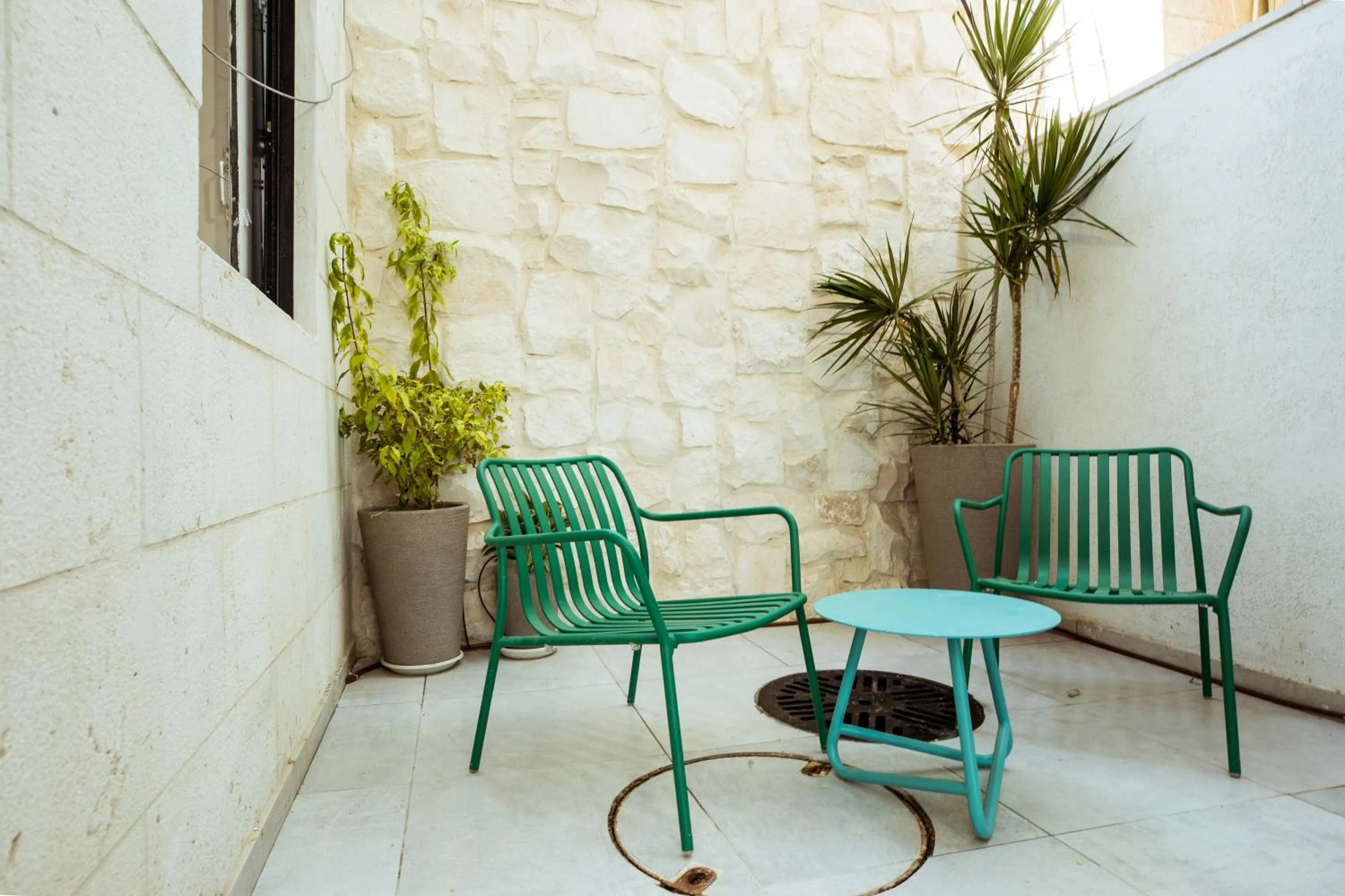 Balcony/Terrace in Herzl Boutique Hotel & Apartments by Domus