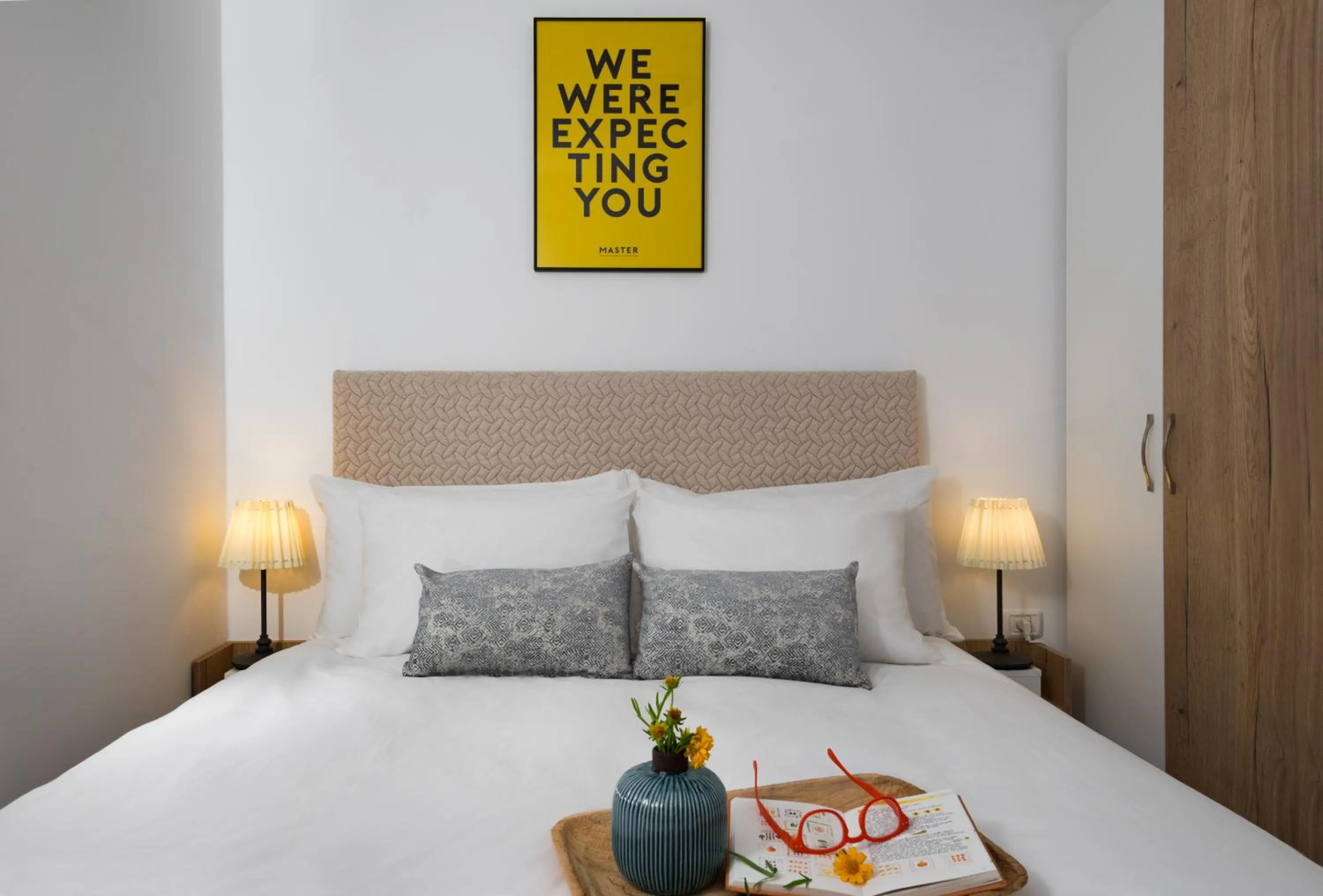 Bedroom, Bed in Herzl Boutique Hotel & Apartments by Domus