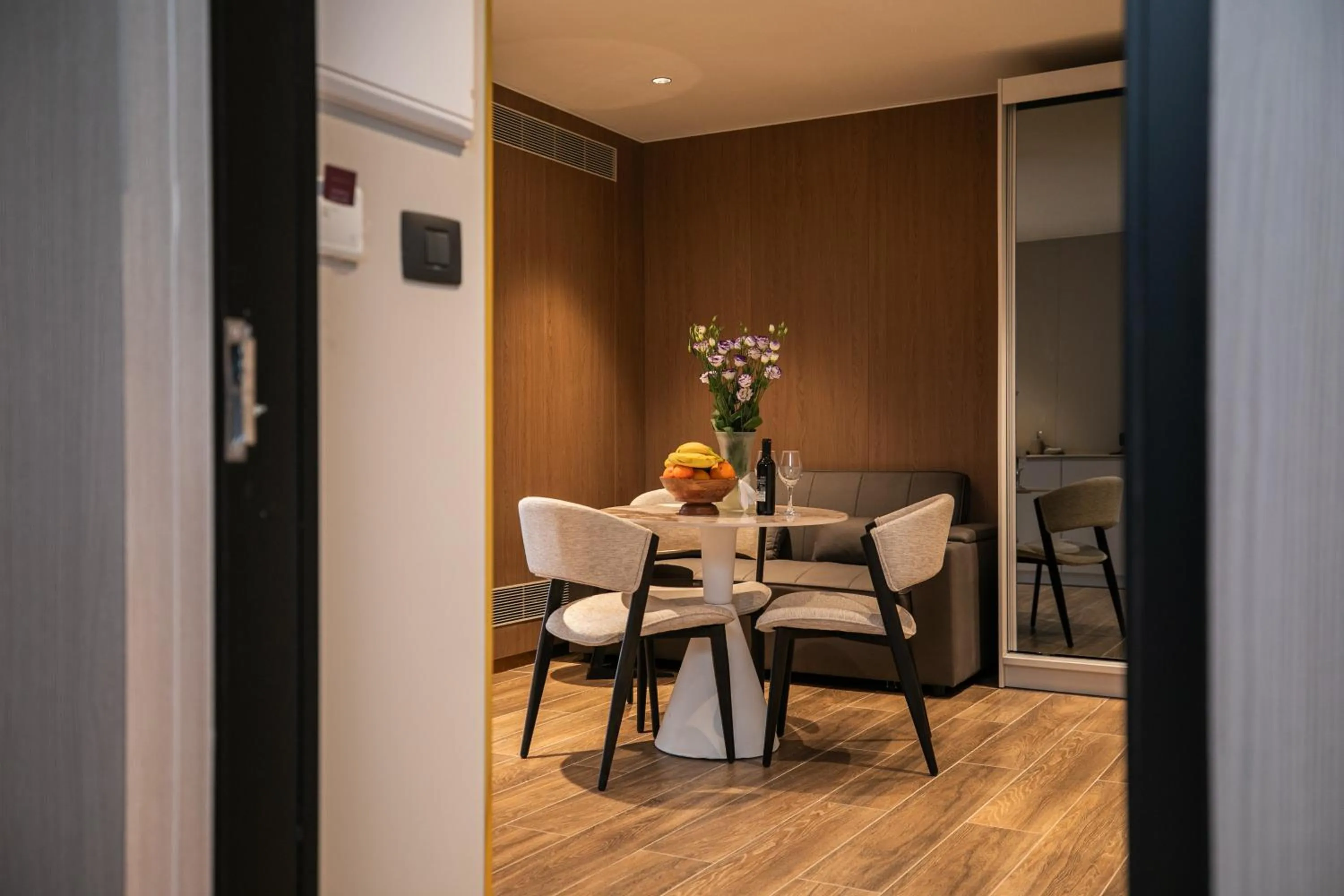 Living room in Herzl Boutique Hotel & Apartments by Domus