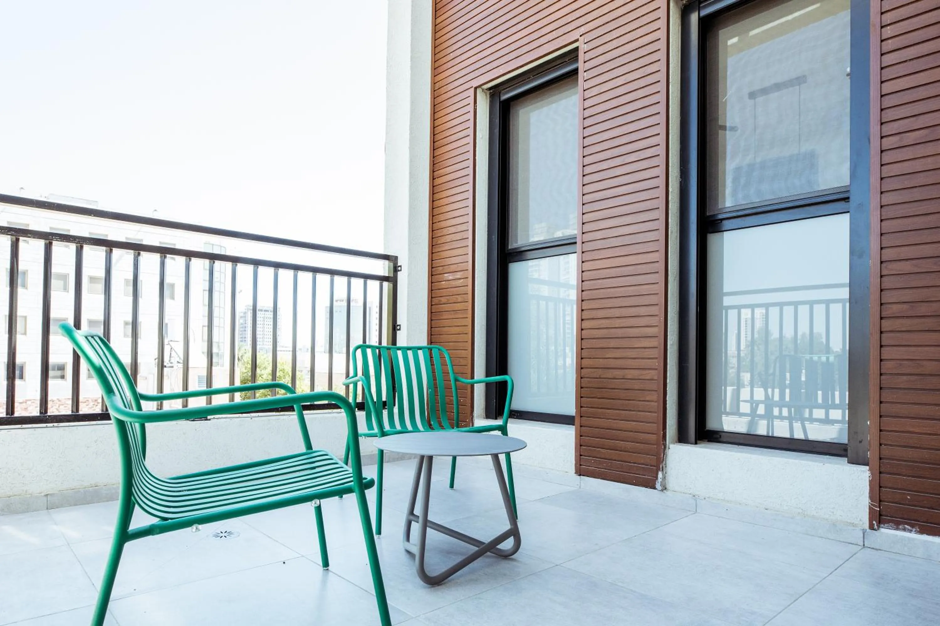 Balcony/Terrace in Herzl Boutique Hotel & Apartments by Domus