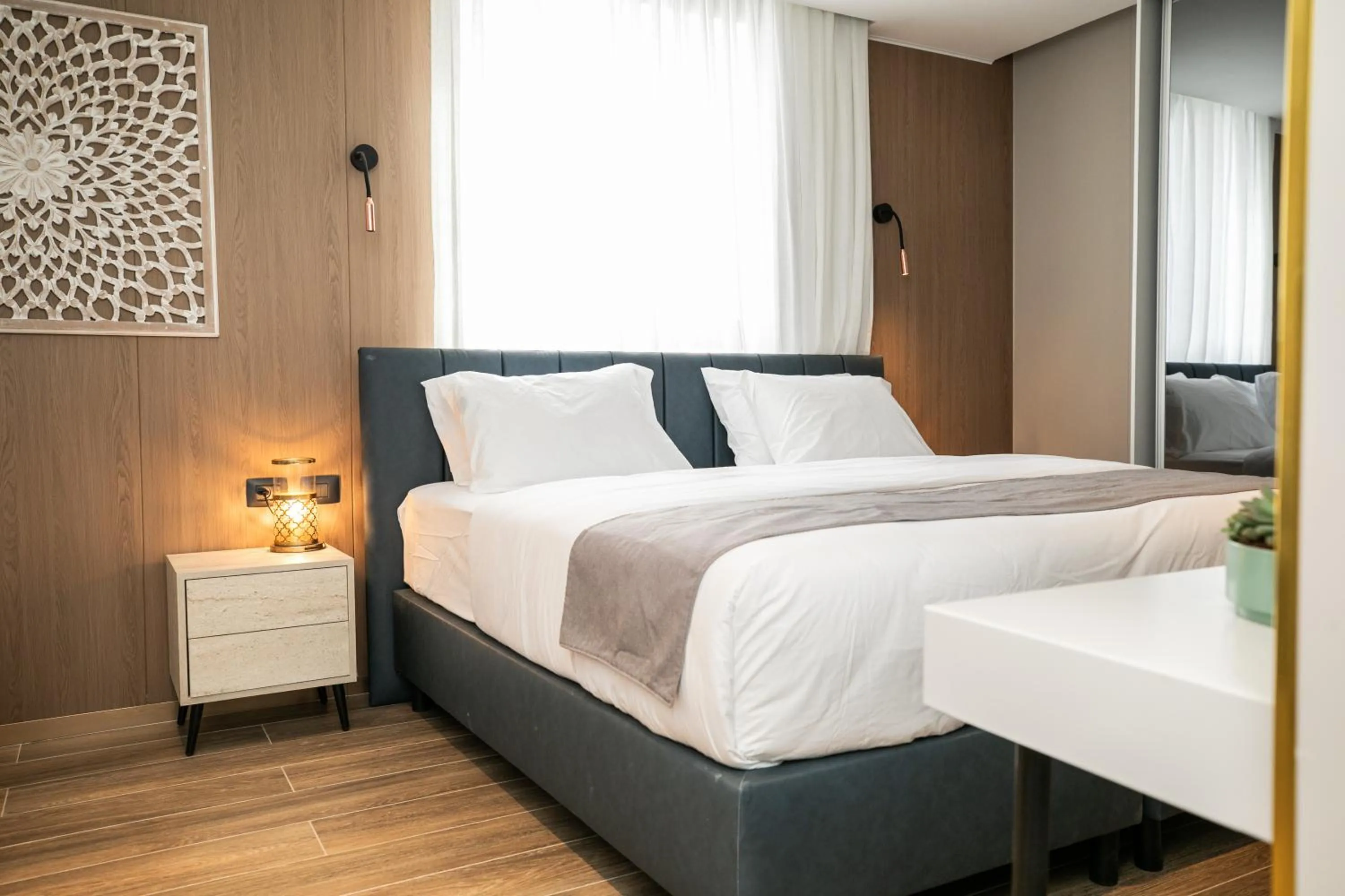 Bed in Herzl Boutique Hotel & Apartments by Domus