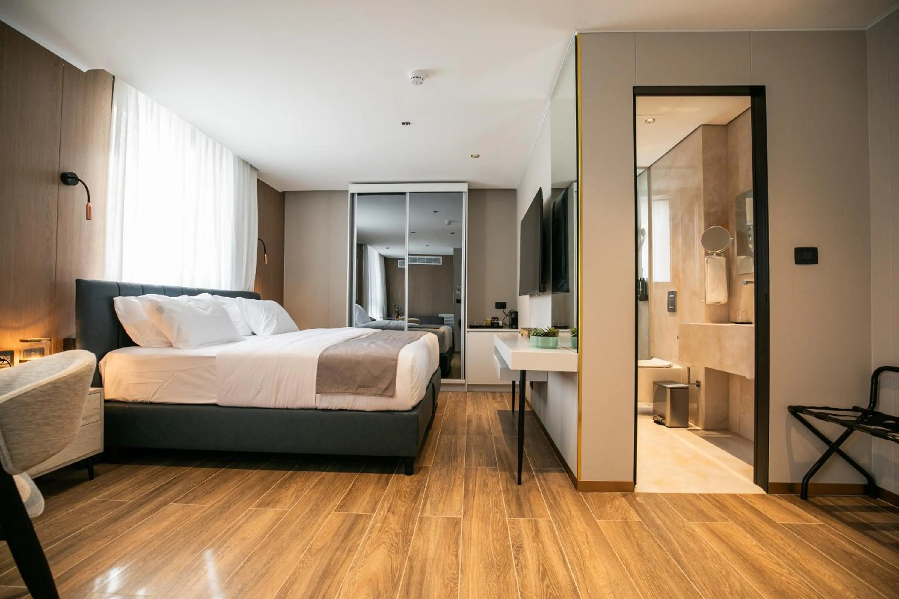 Bed in Herzl Boutique Hotel & Apartments by Domus