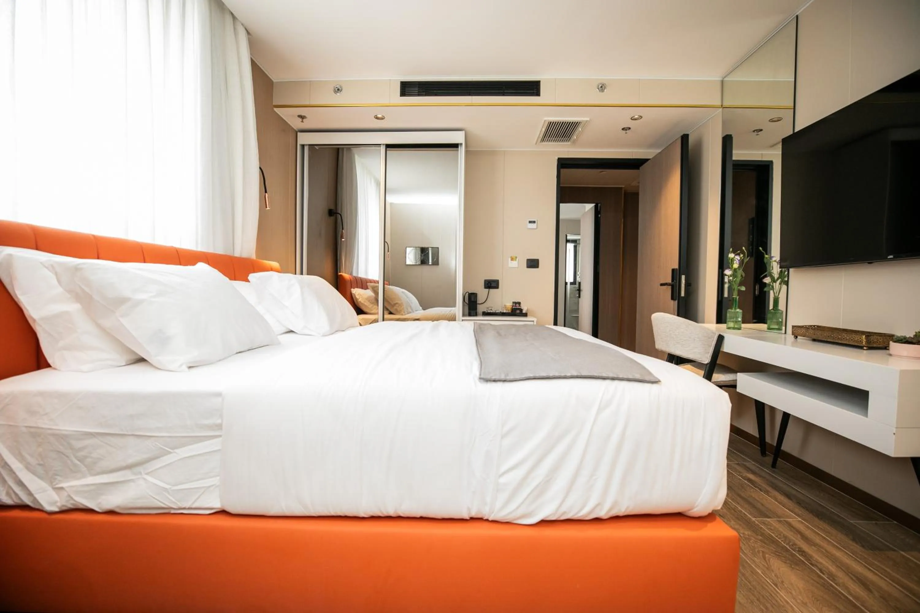 Bed in Herzl Boutique Hotel & Apartments by Domus