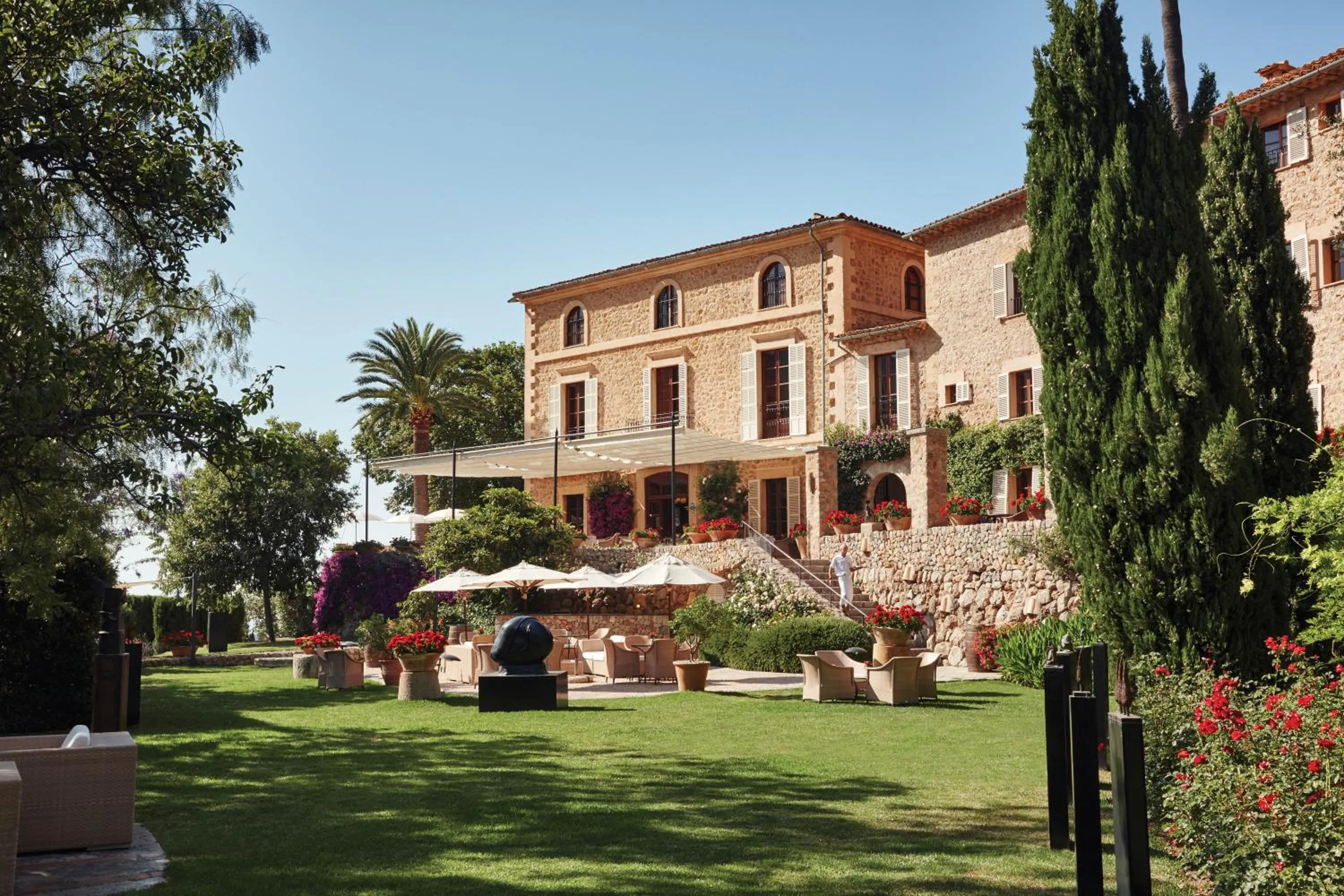 Facade/entrance in La Residencia, A Belmond Hotel, Mallorca