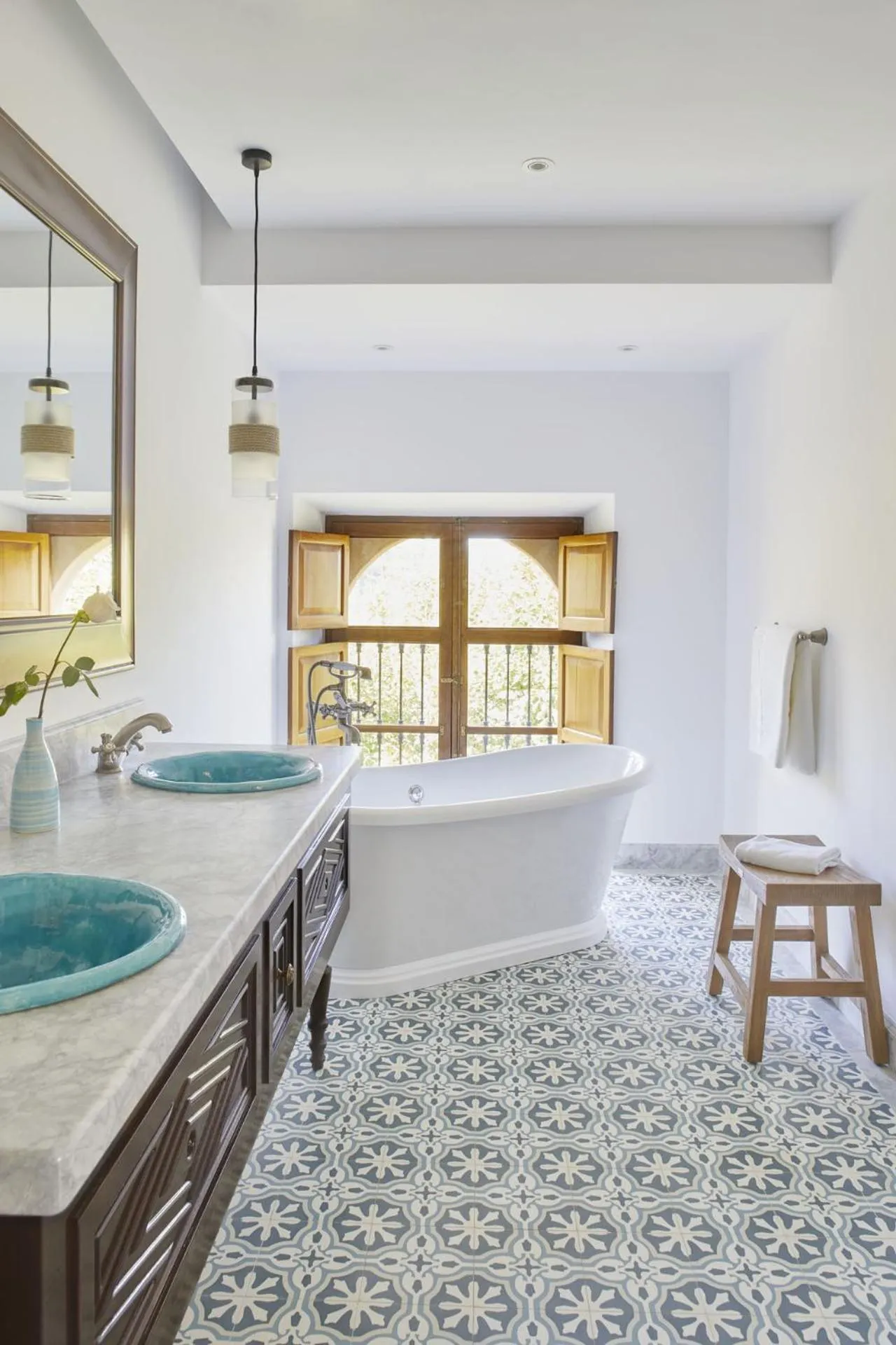 Bathroom in La Residencia, A Belmond Hotel, Mallorca