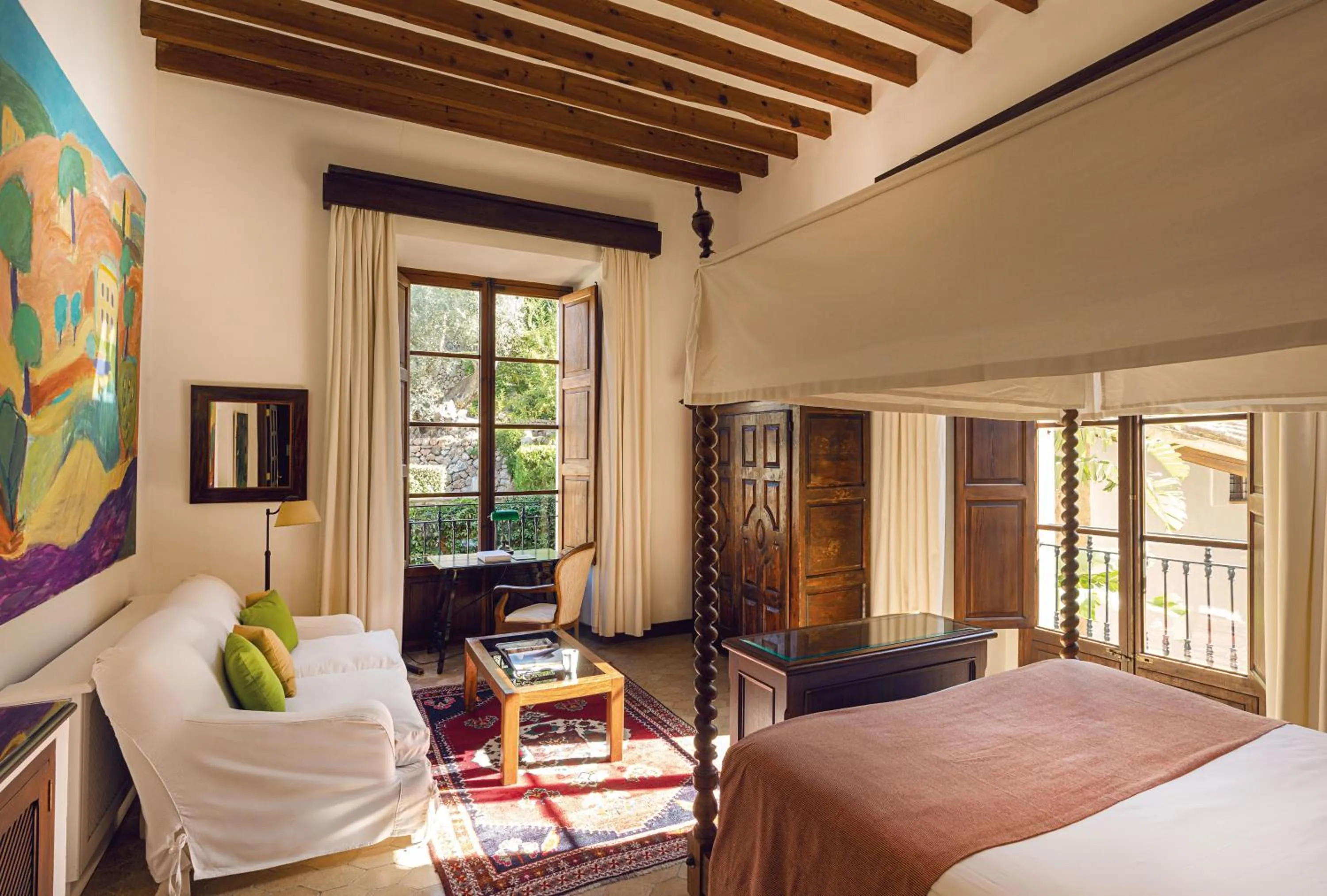 Bedroom, Bed in La Residencia, A Belmond Hotel, Mallorca