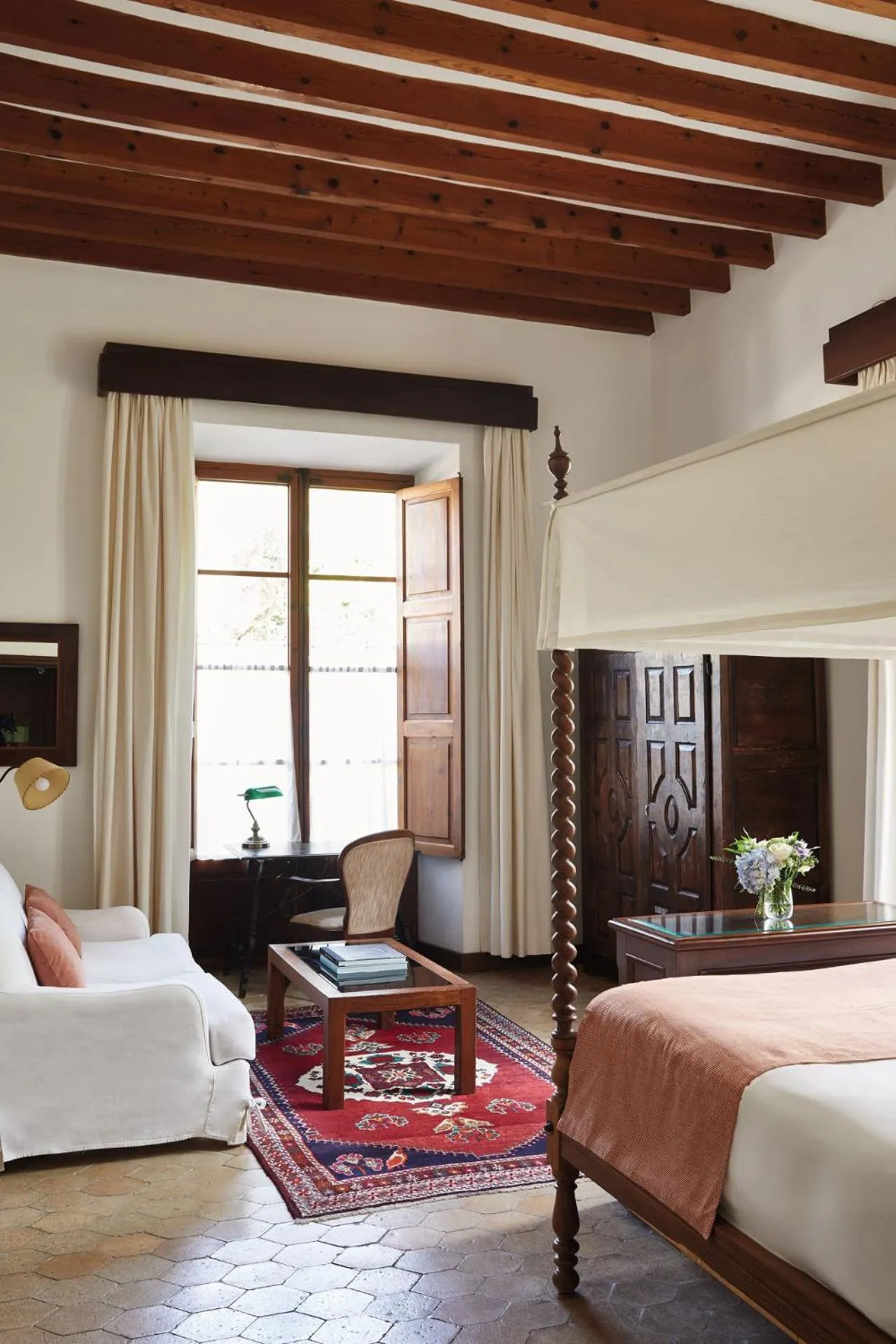 Seating area, Bed in La Residencia, A Belmond Hotel, Mallorca