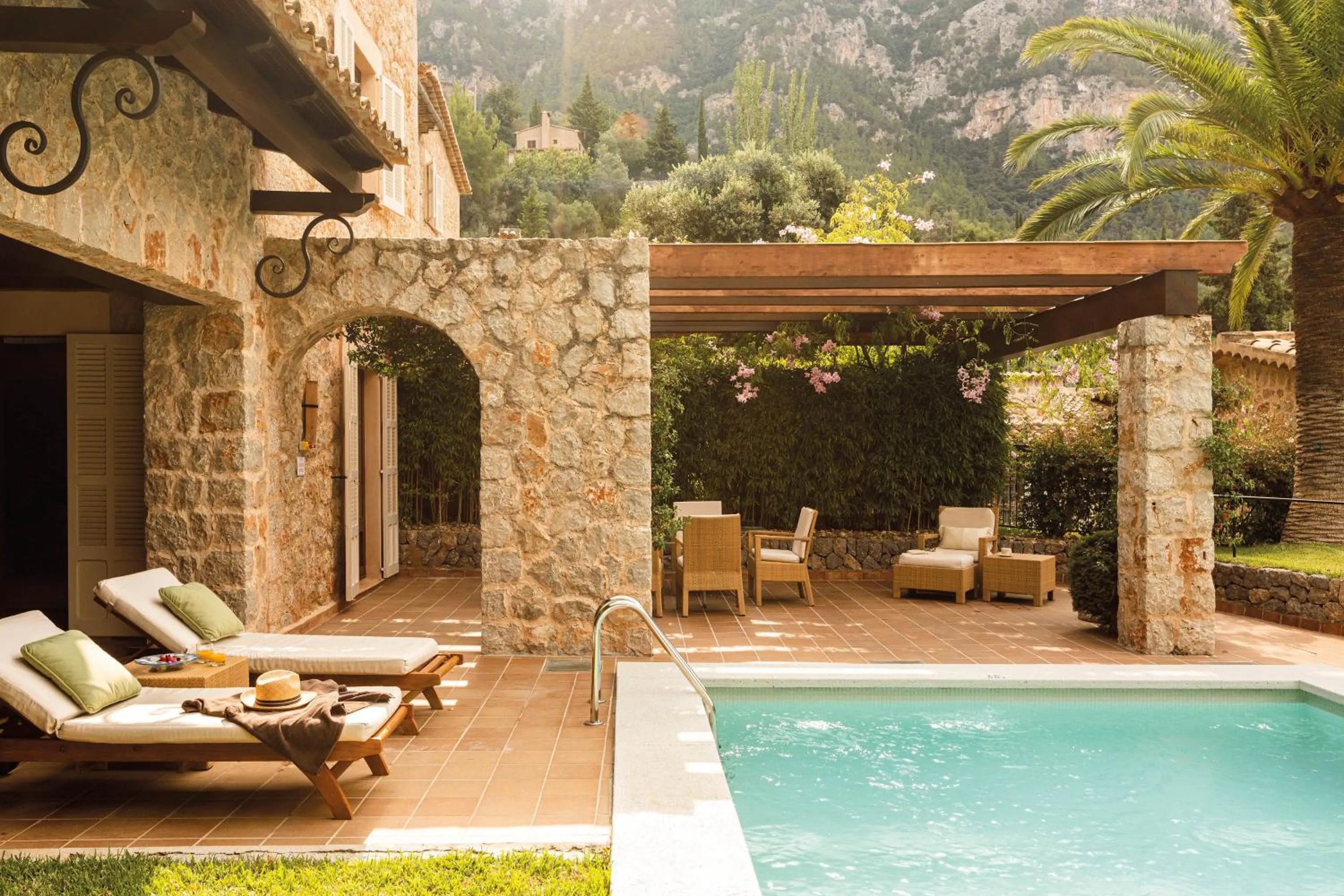 Swimming pool in La Residencia, A Belmond Hotel, Mallorca