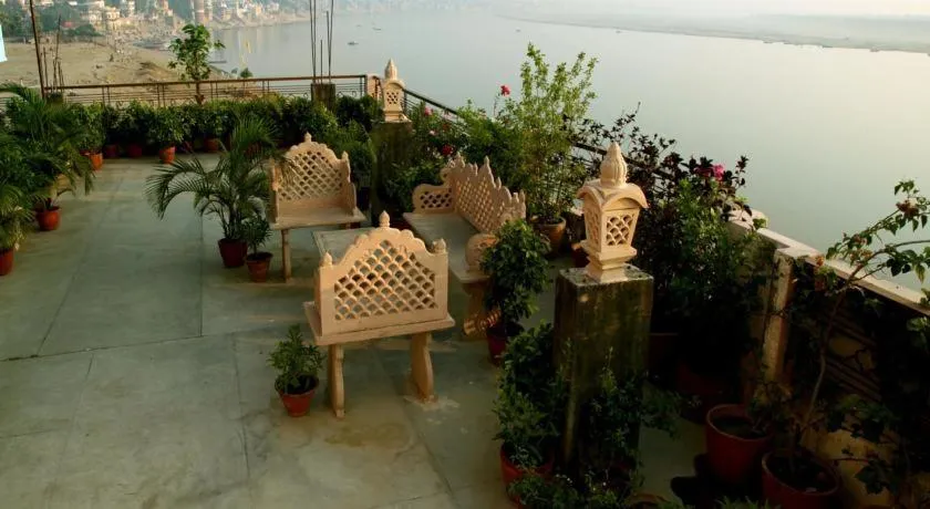 Patio in Ganga Monastery