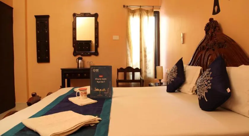 Bed in Ganga Monastery