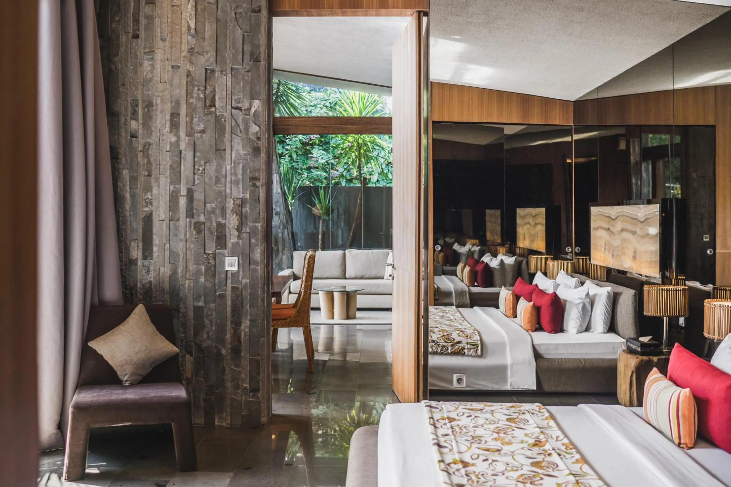 Bed in iVilla by Ekosistem