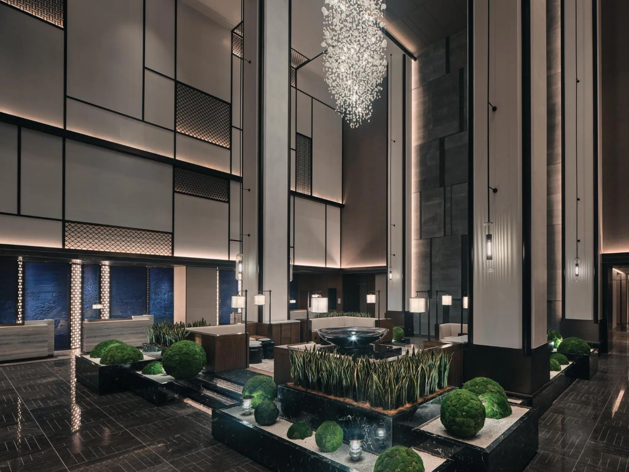 Lounge or bar in HUALUXE Kunshan Huaqiao, an IHG Hotel