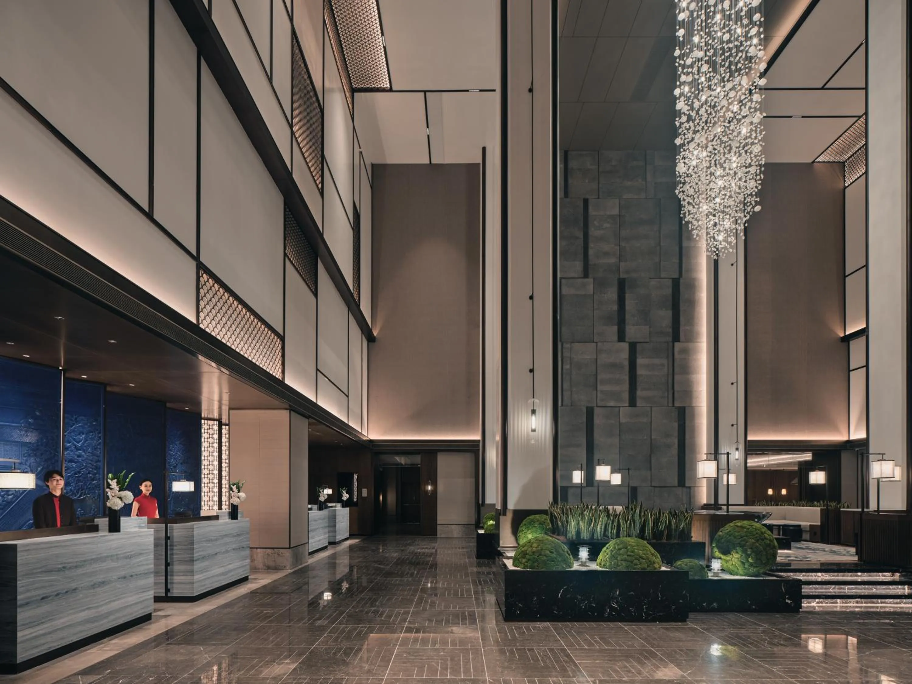 Lobby or reception, Lobby/Reception in HUALUXE Kunshan Huaqiao, an IHG Hotel