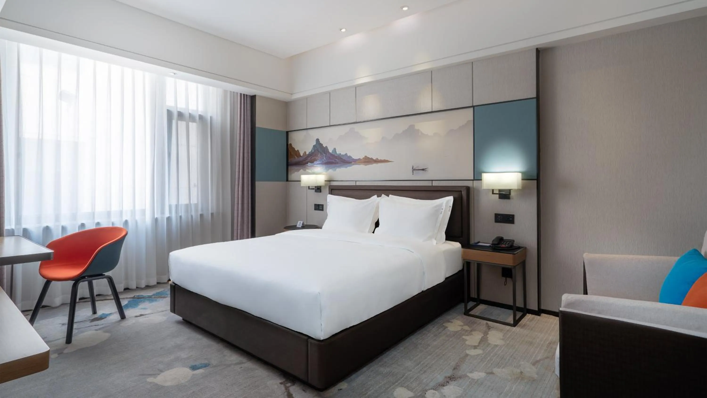 Photo of the whole room, Bed in Holiday Inn Express Cangzhou High-Tech Zone by IHG