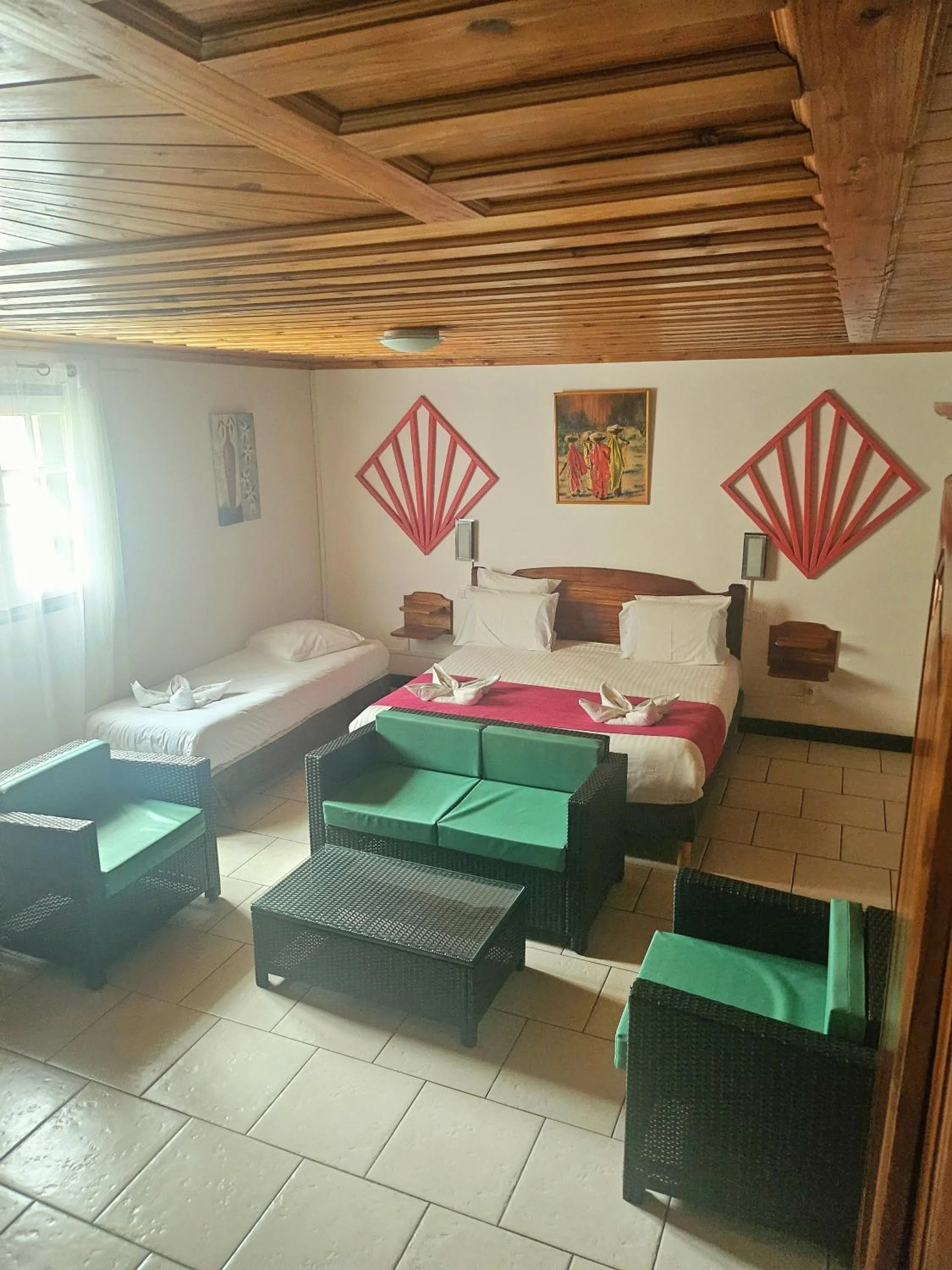 Bed in Hotel Des Neiges