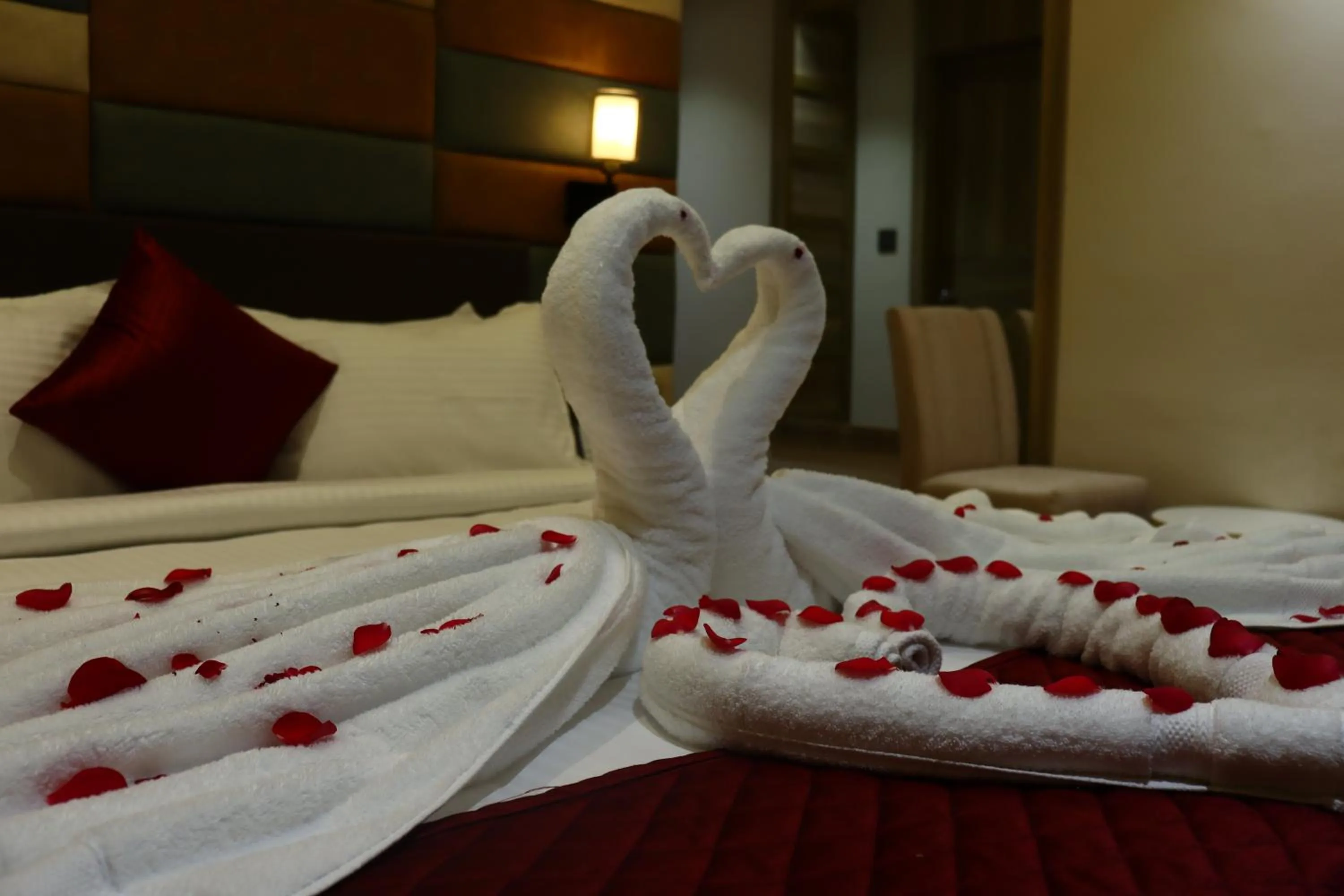 Bedroom, Bed in Capital Park Residency