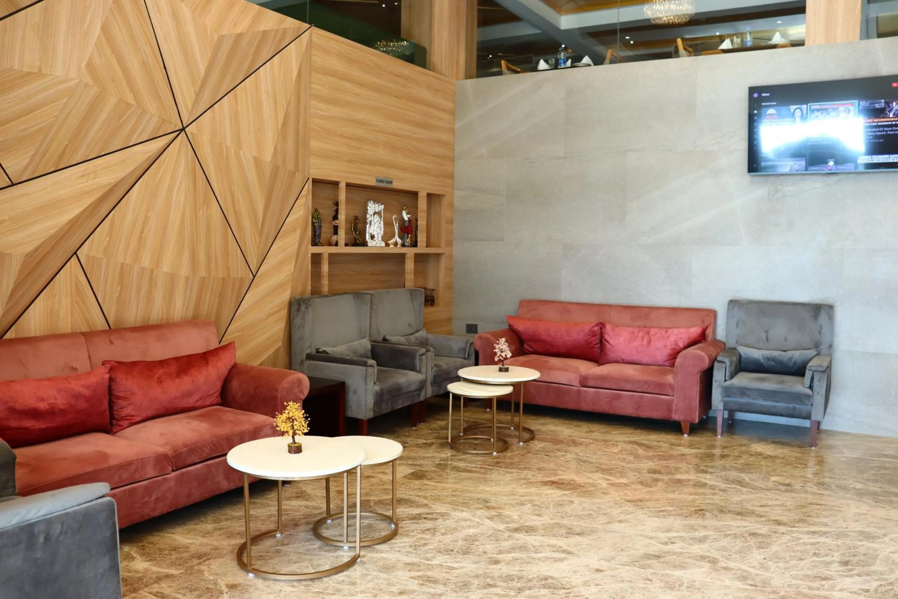 Seating area in Capital Park Residency