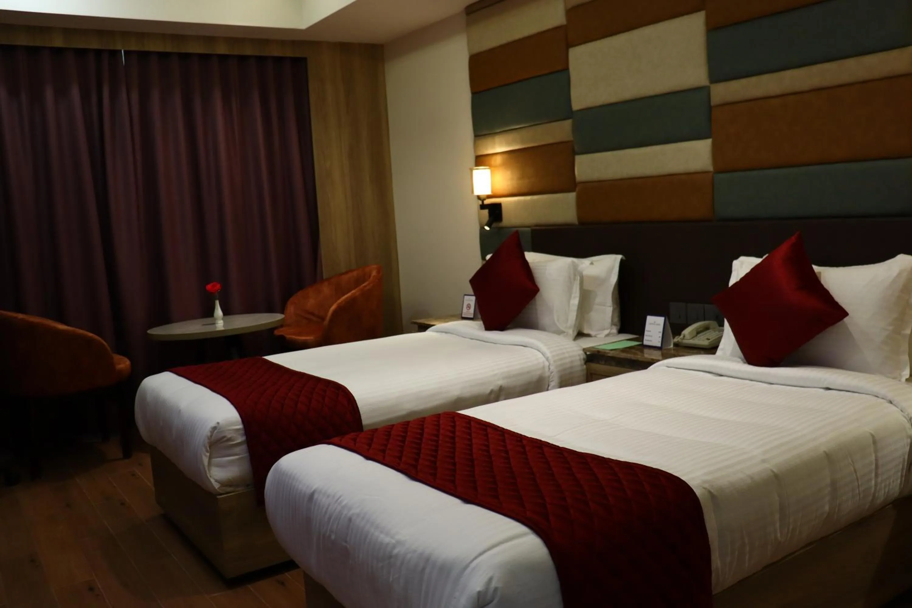 Bedroom, Bed in Capital Park Residency