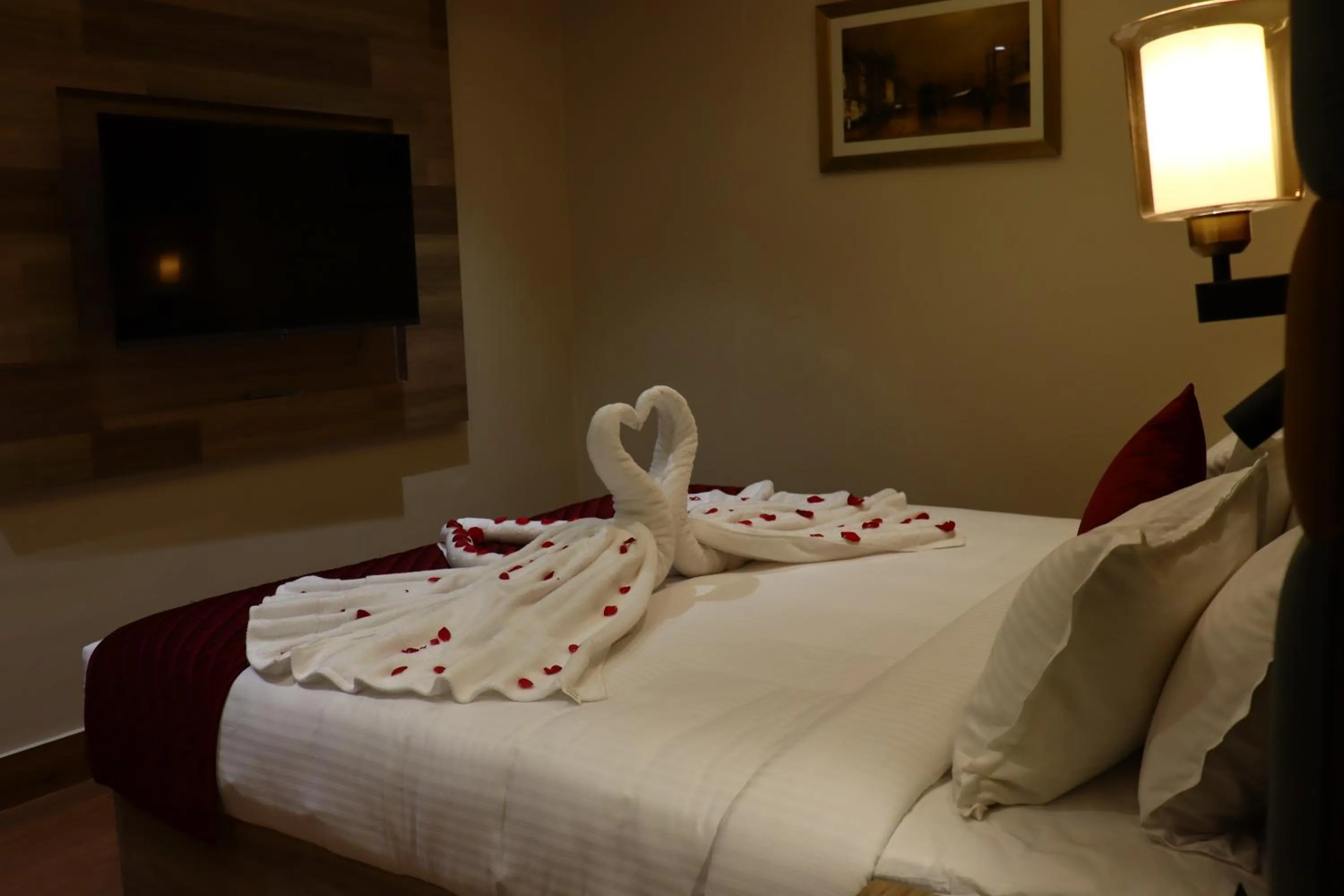 Bedroom, Bed in Capital Park Residency