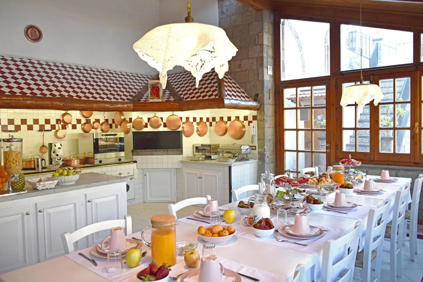 Buffet breakfast in Casa Lucia