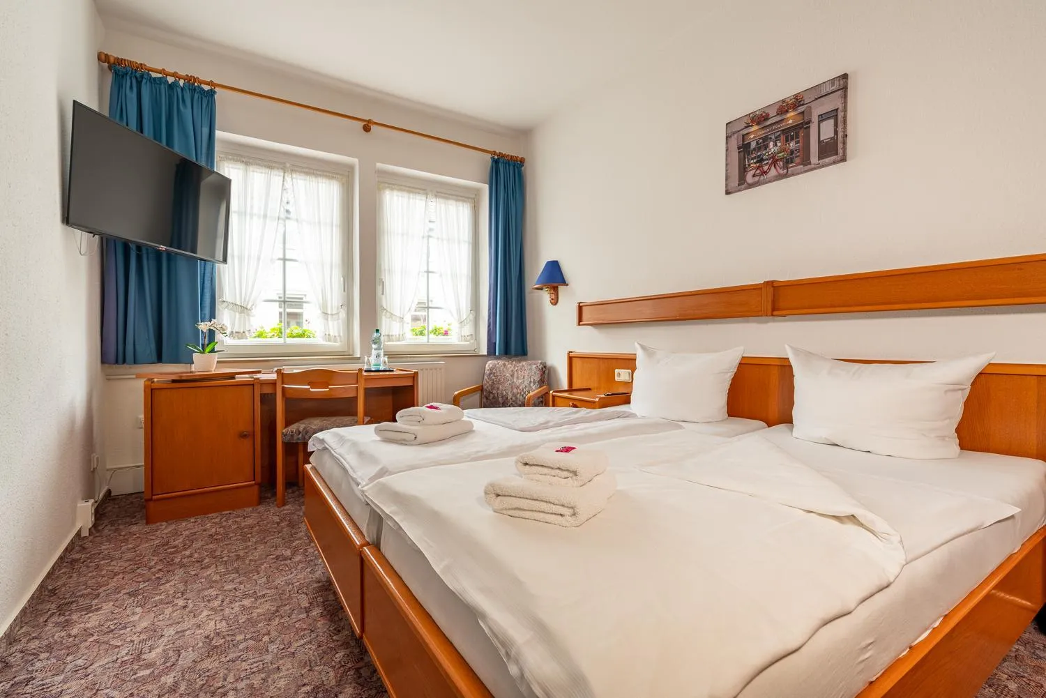 Bed in Hotel & Restaurant Stadt Genthin