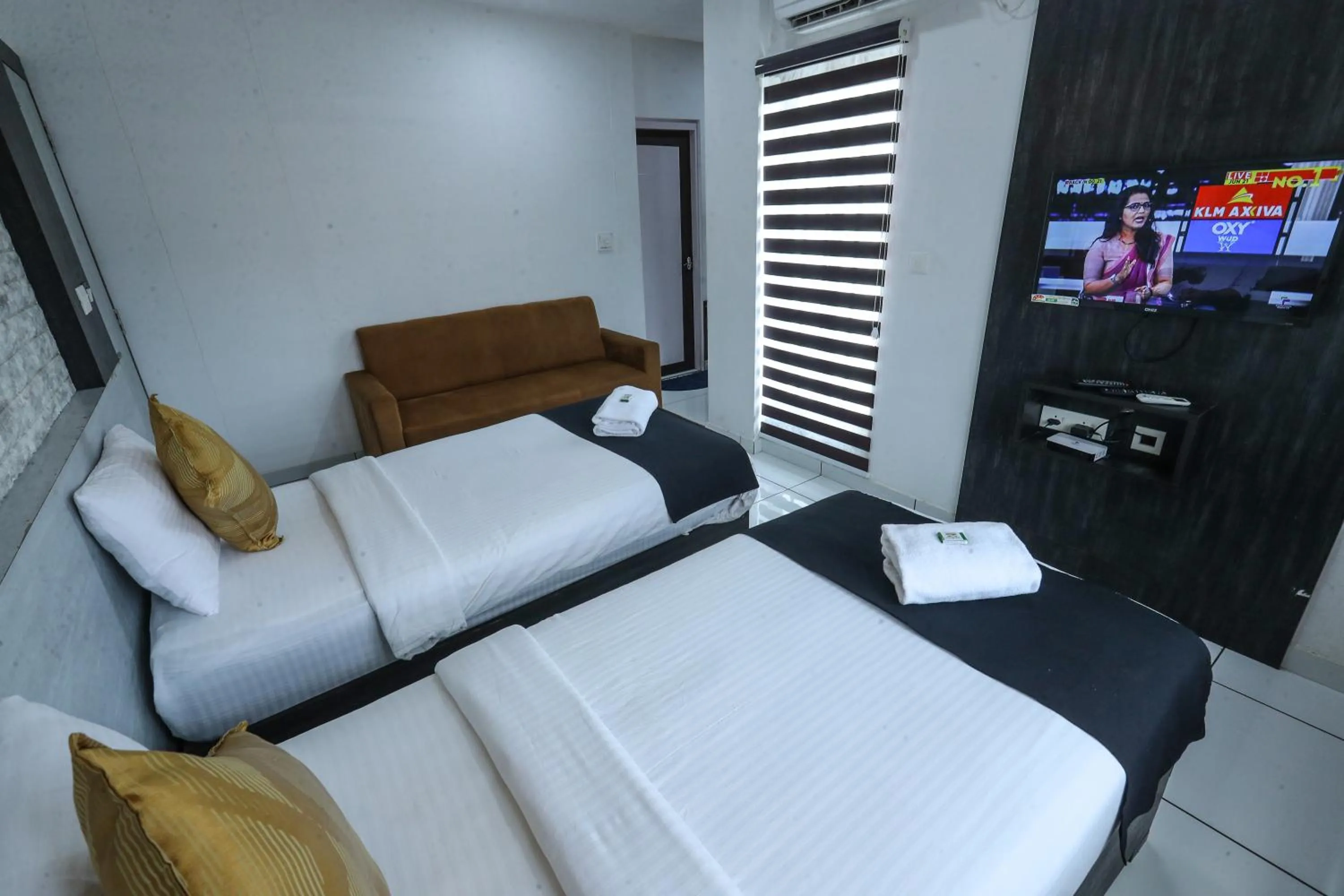 Bed in D-Green Hotels