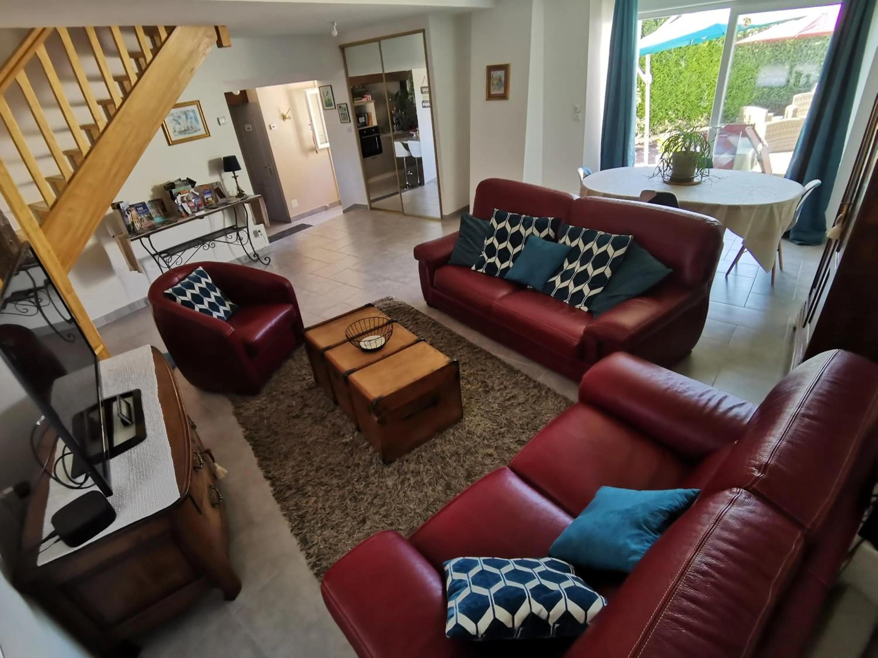 Seating Area in Chambres d'hôtes aux portes de CHAMBORD