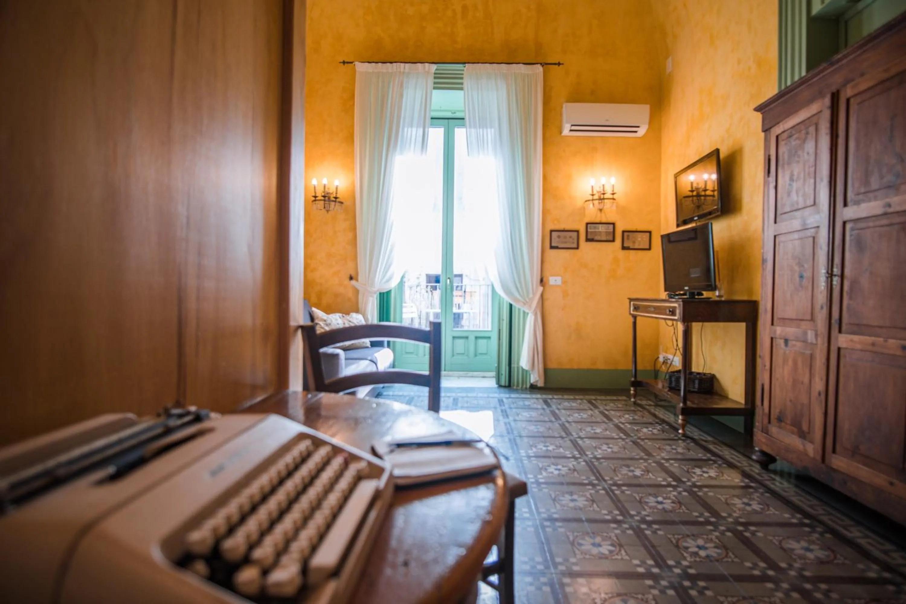 View (from property/room), Bed in Casa D'aria