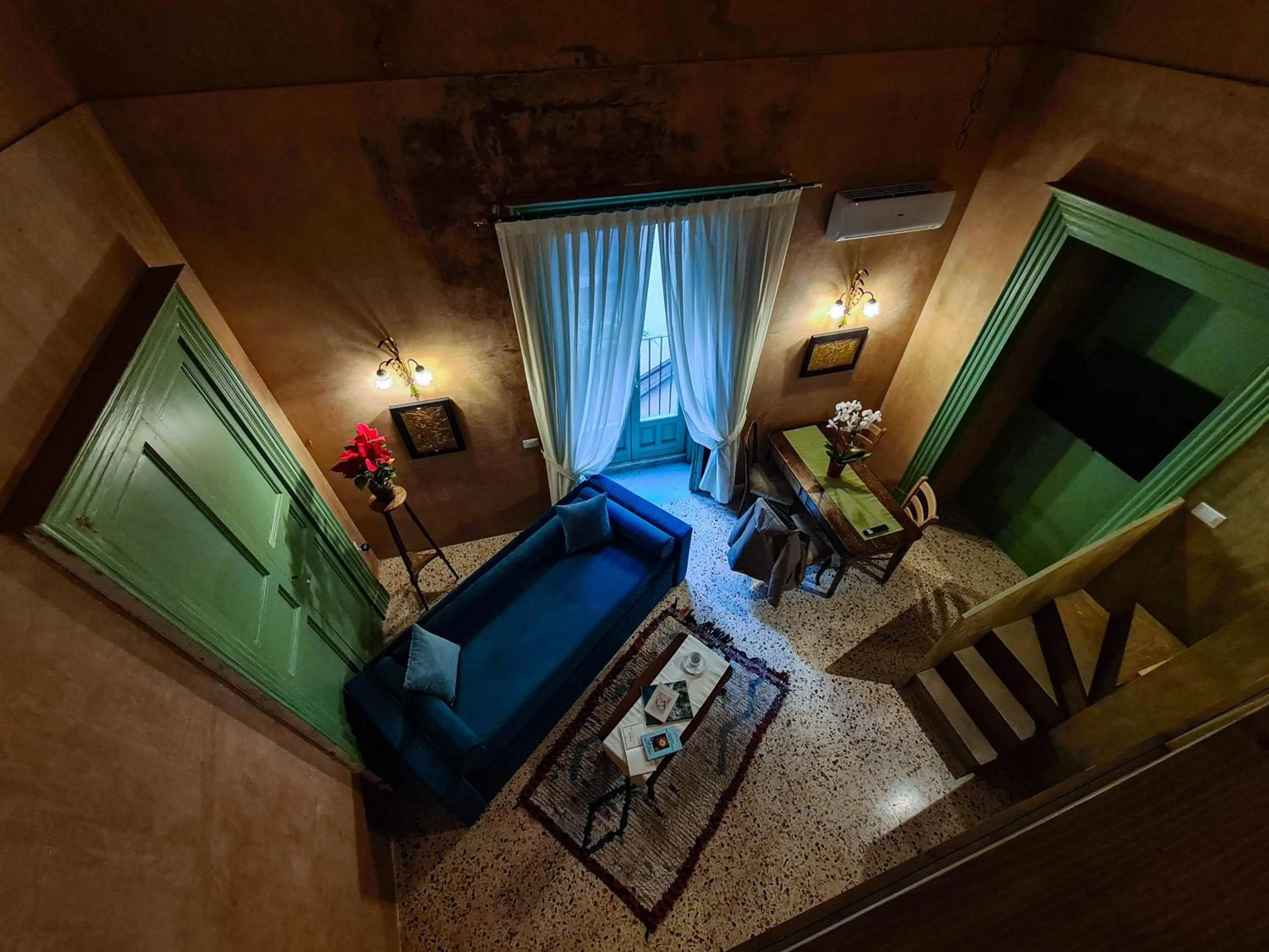 Living room, Bed in Casa D'aria