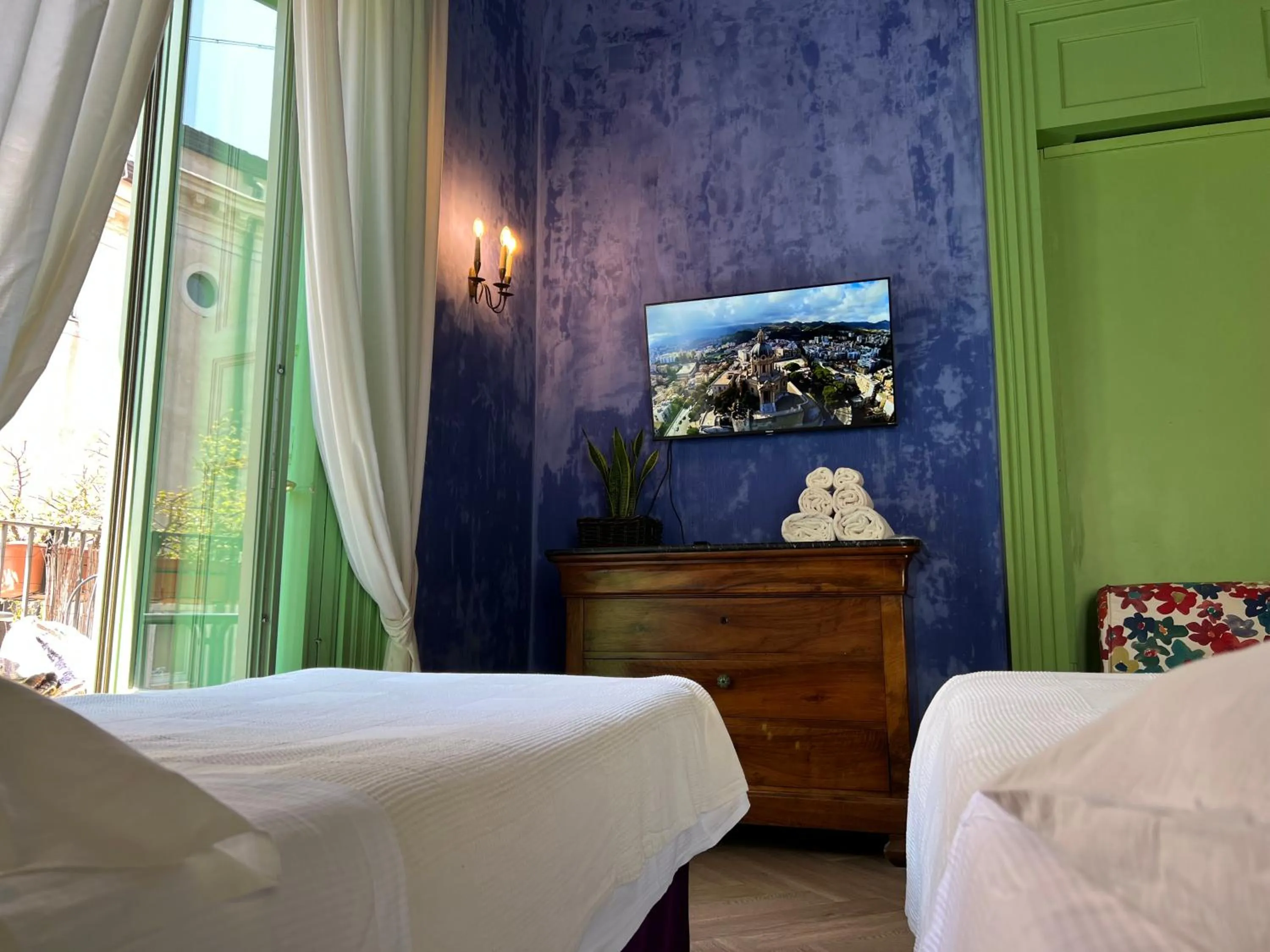 TV and multimedia, Bed in Casa D'aria