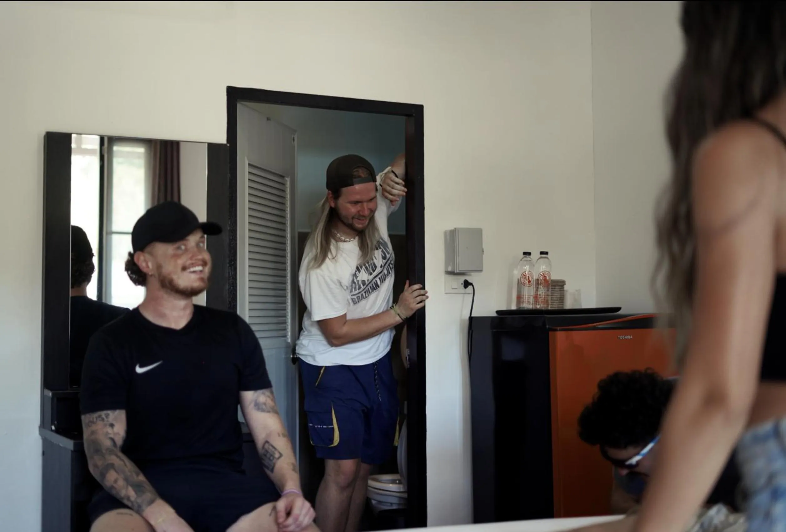 group of guests in Revolution Hostel Pai