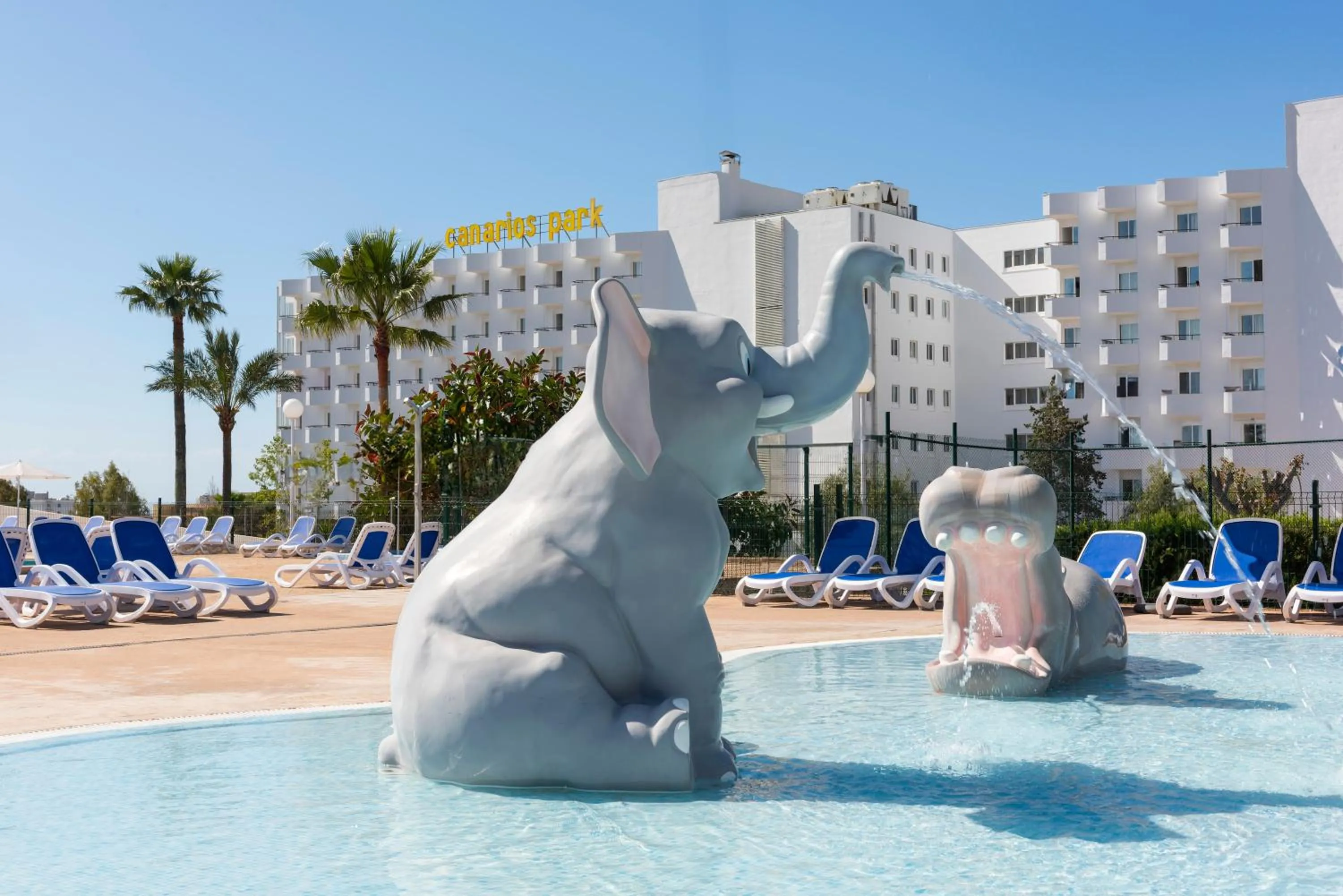 Swimming pool in HSM Canarios Park