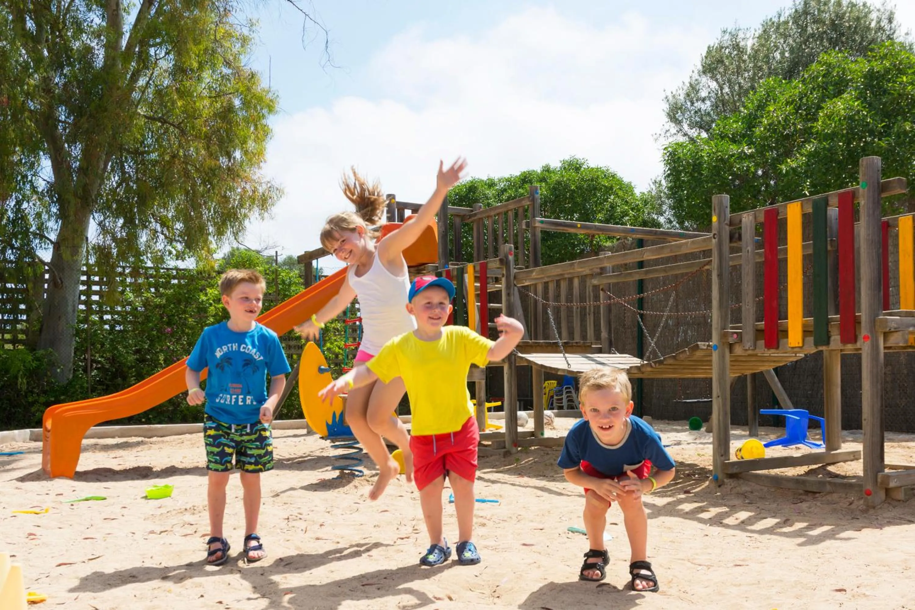 Children play ground in HSM Canarios Park