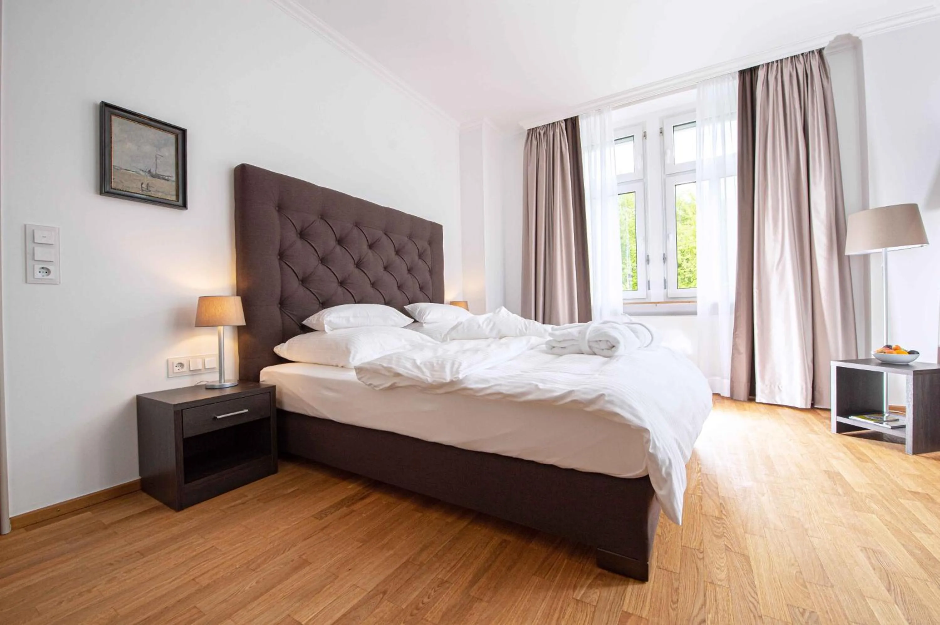 Photo of the whole room, Bed in Laudensacks Parkhotel & Retreat