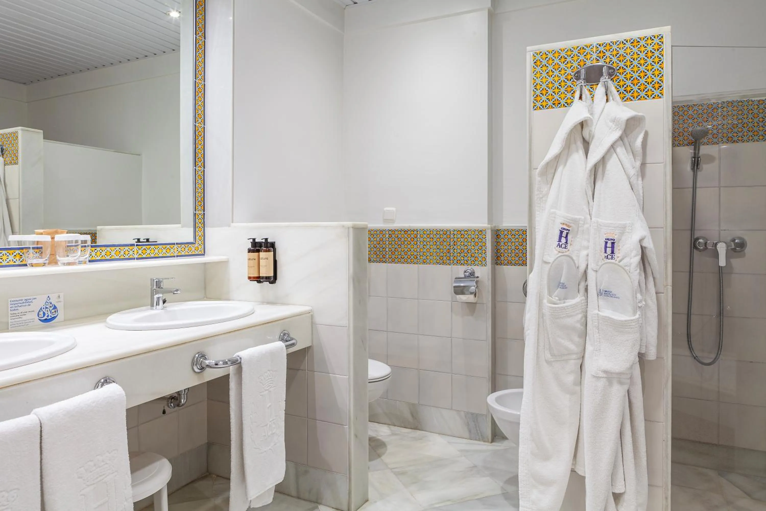 Shower in Hotel Duque de Najera