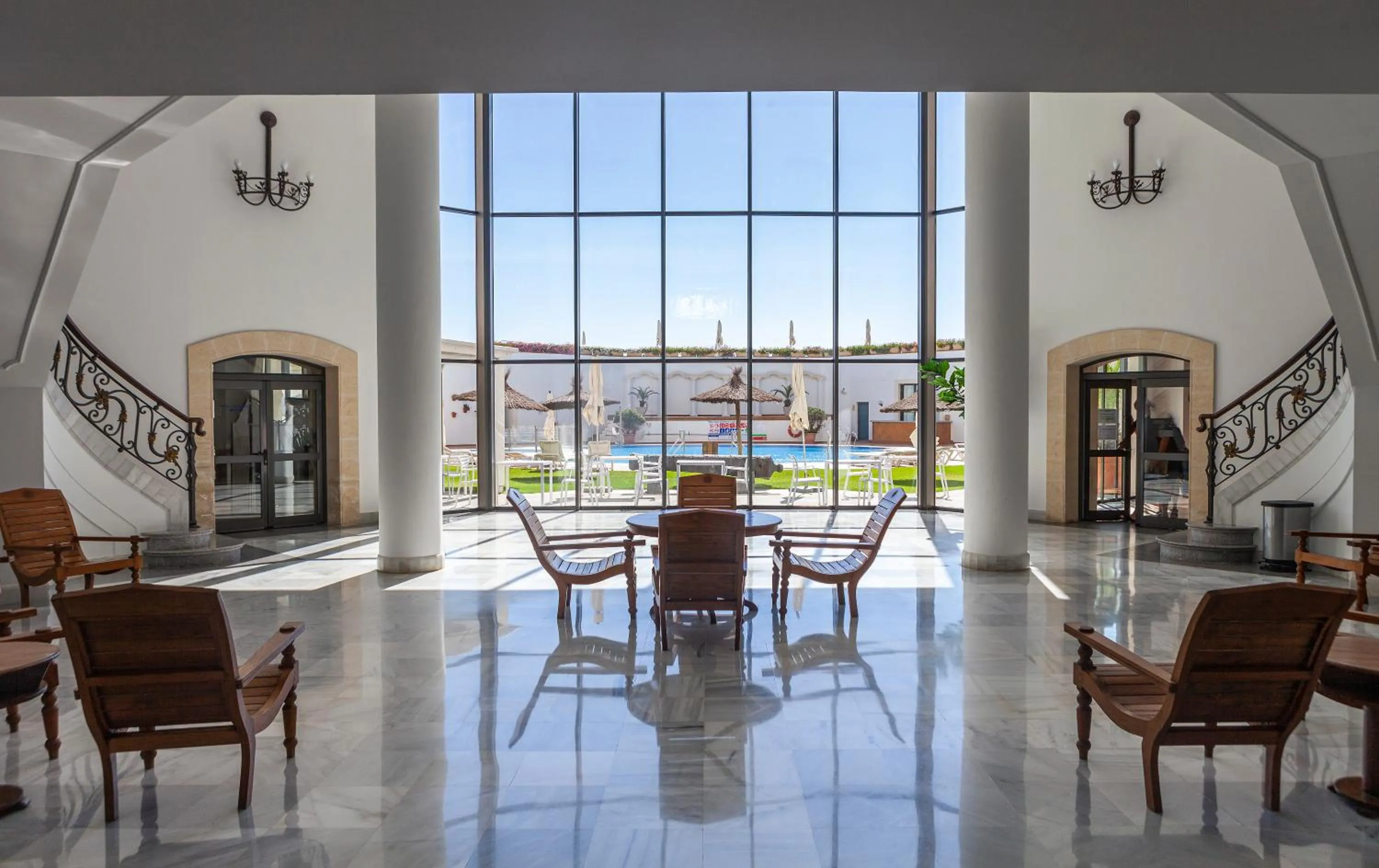 Lobby or reception in Hotel Duque de Najera