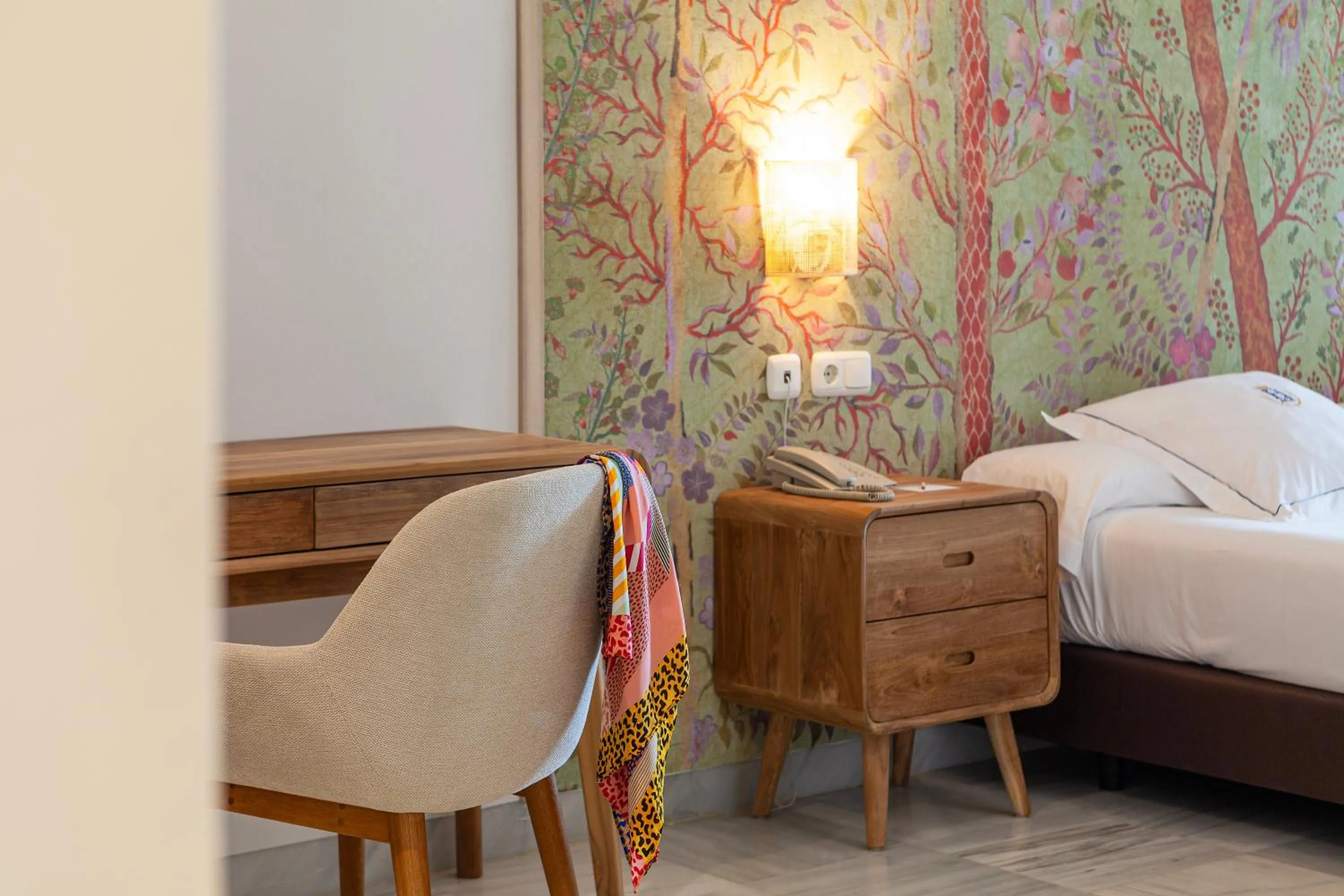 Bed in Hotel Duque de Najera