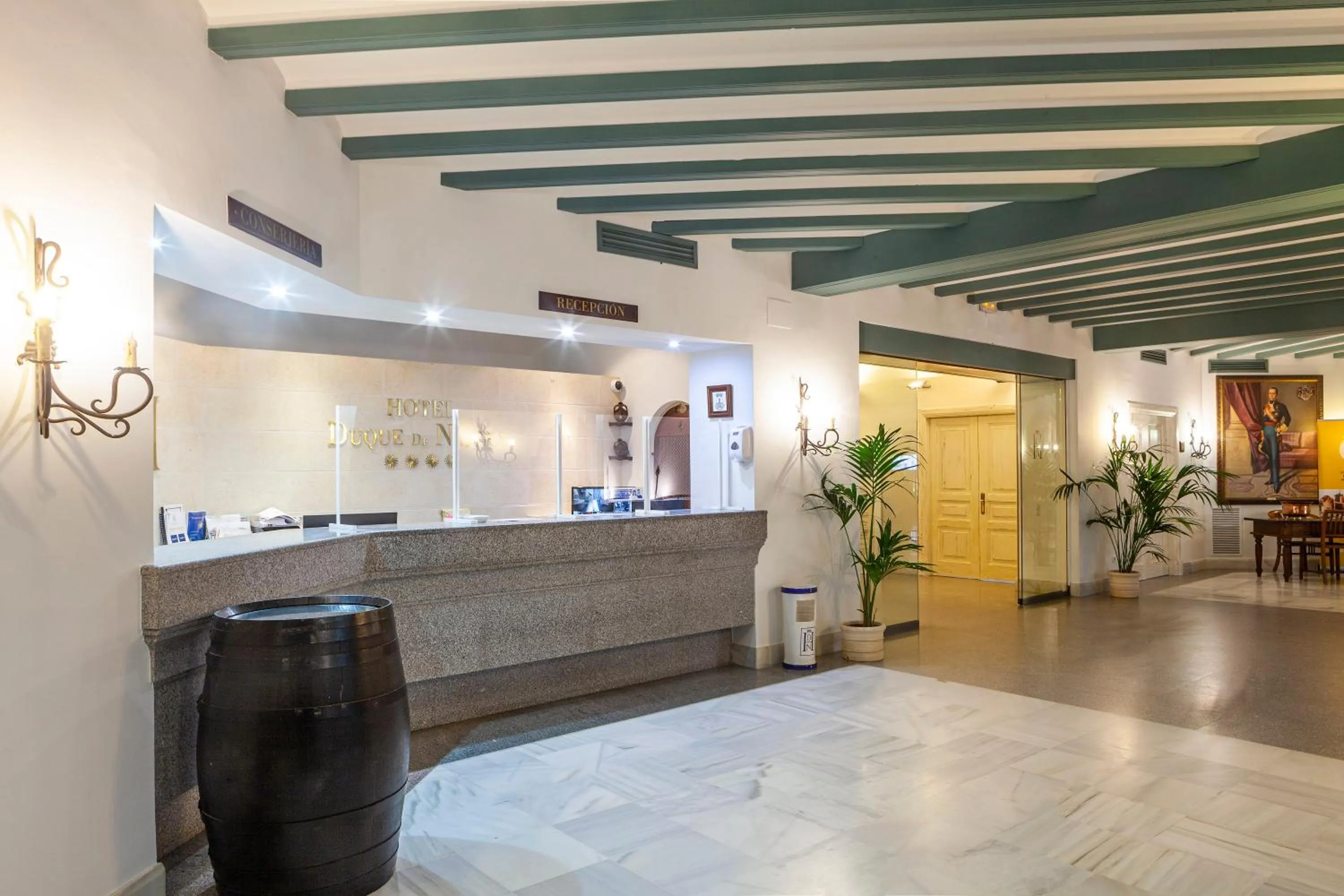 Lobby or reception in Hotel Duque de Najera