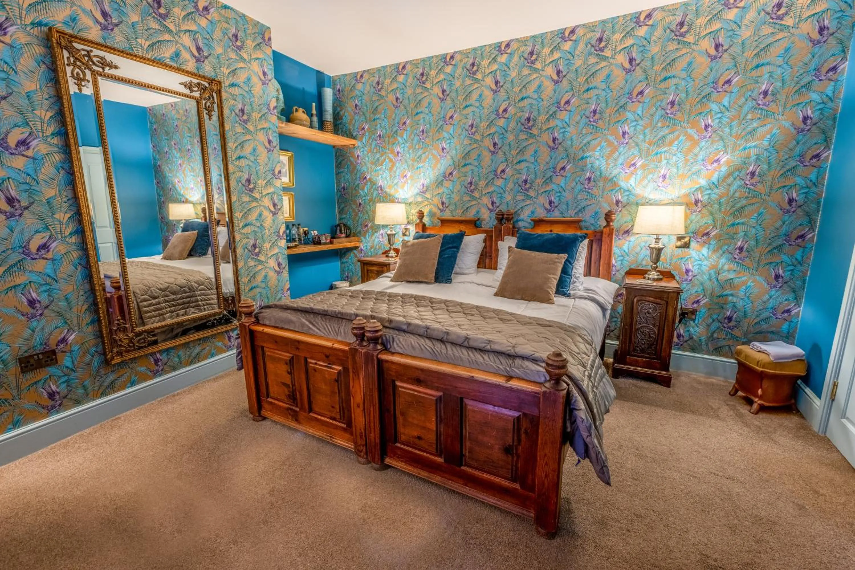 Bed in The Plough Inn