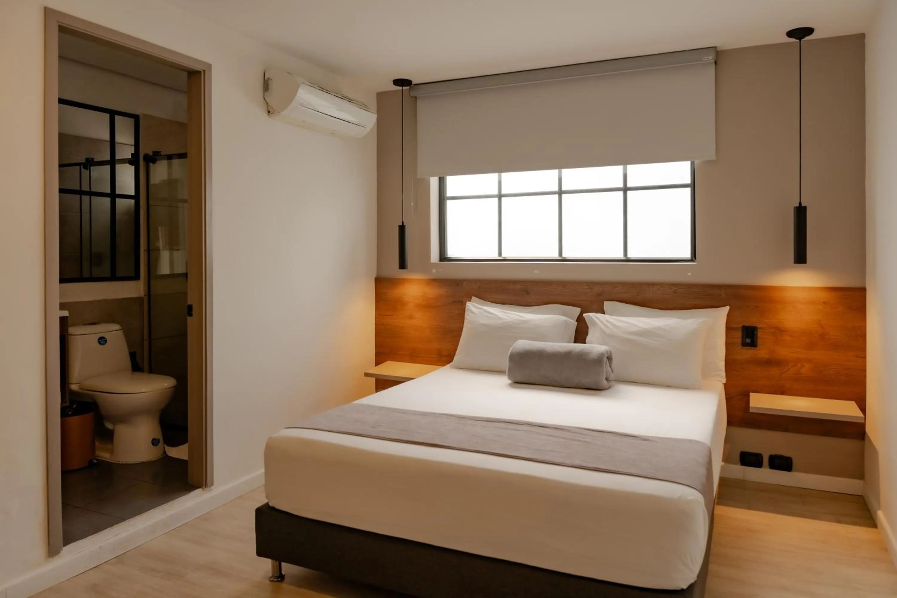 Bathroom, Bed in Fence by Bernalo Hotels