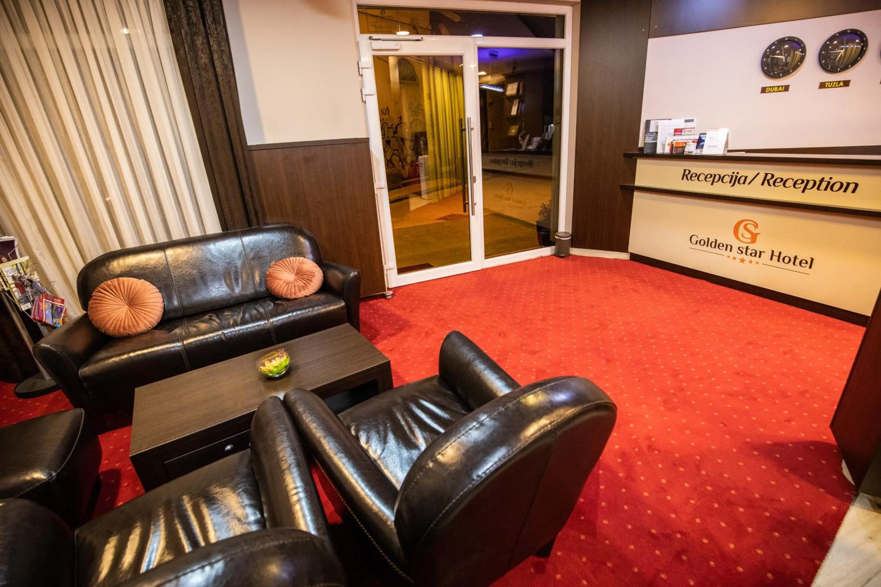 Lobby or reception in Boutique Hotel Golden Star