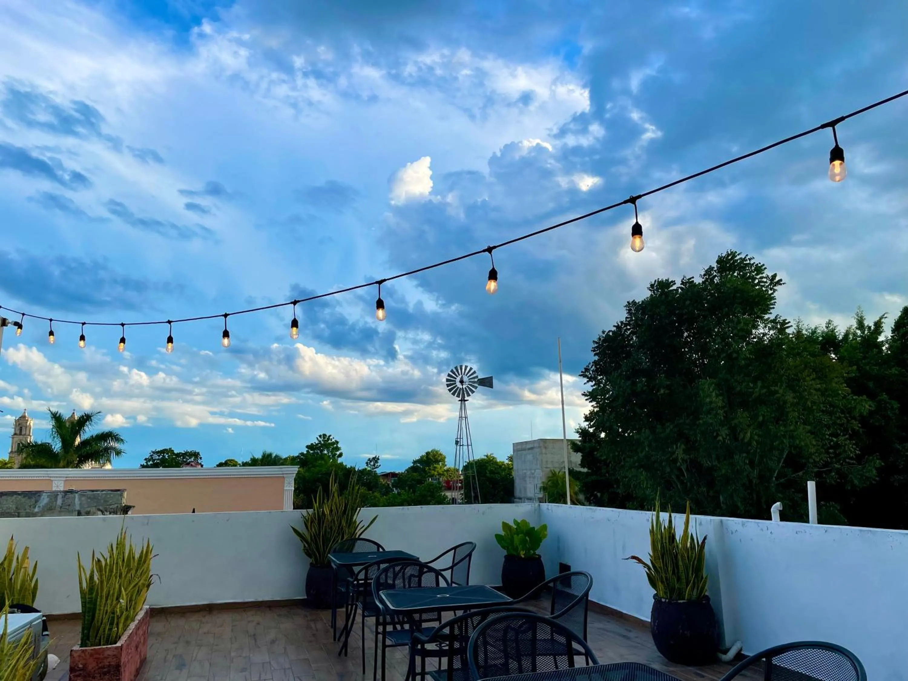 Sunset in Habitaciones Colonial Zaci