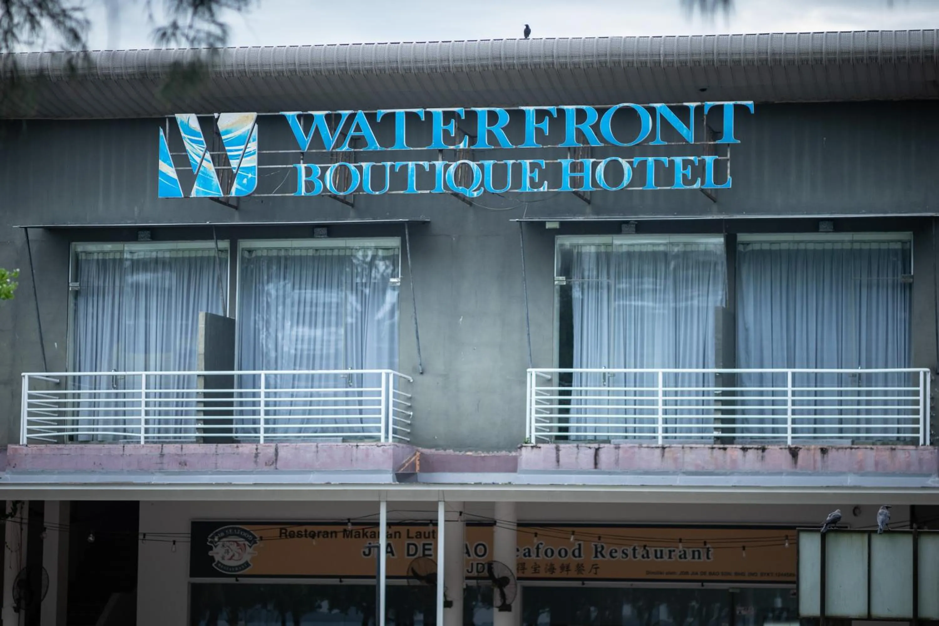 Property building in Waterfront Boutique Hotel