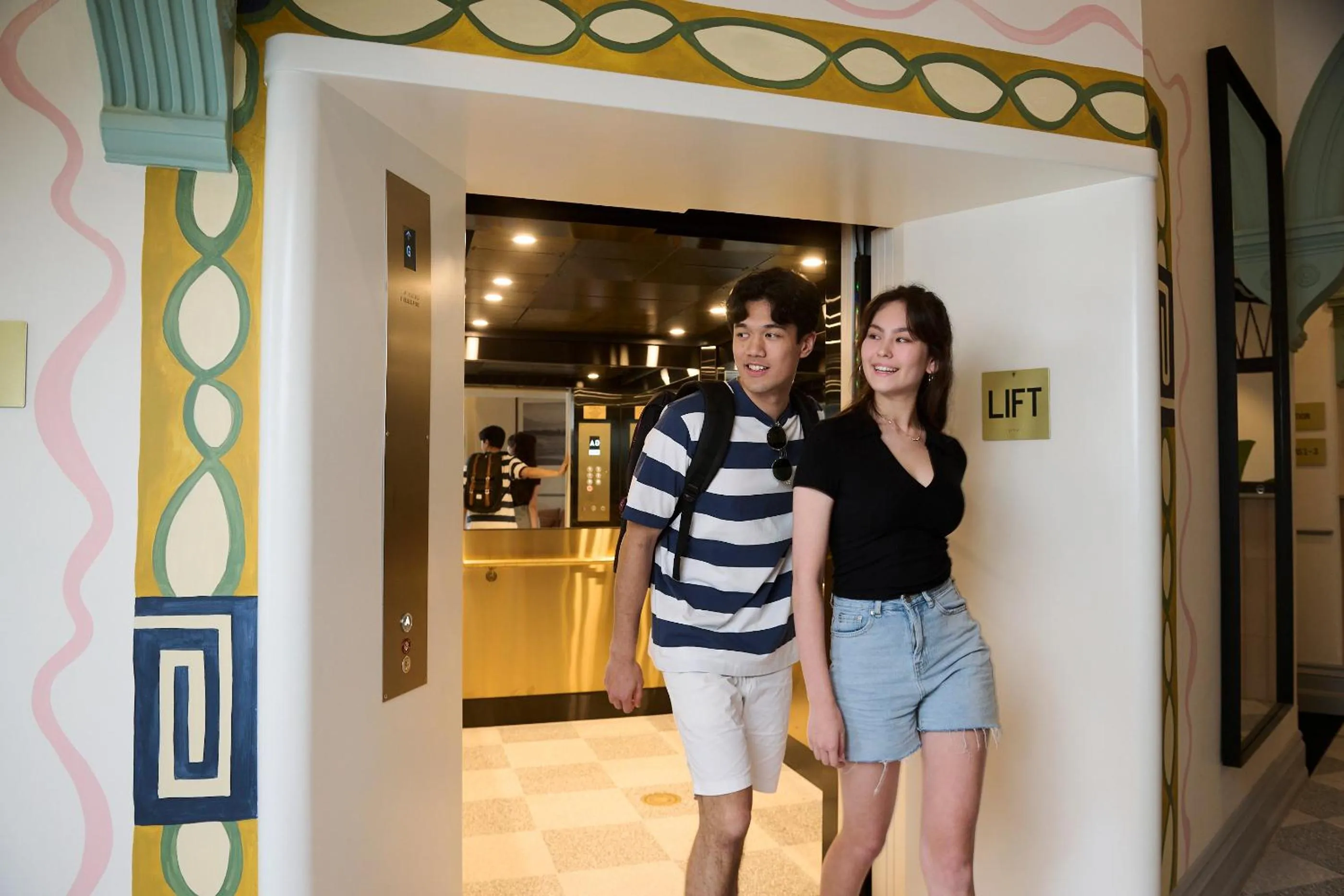 elevator in The Pacific House