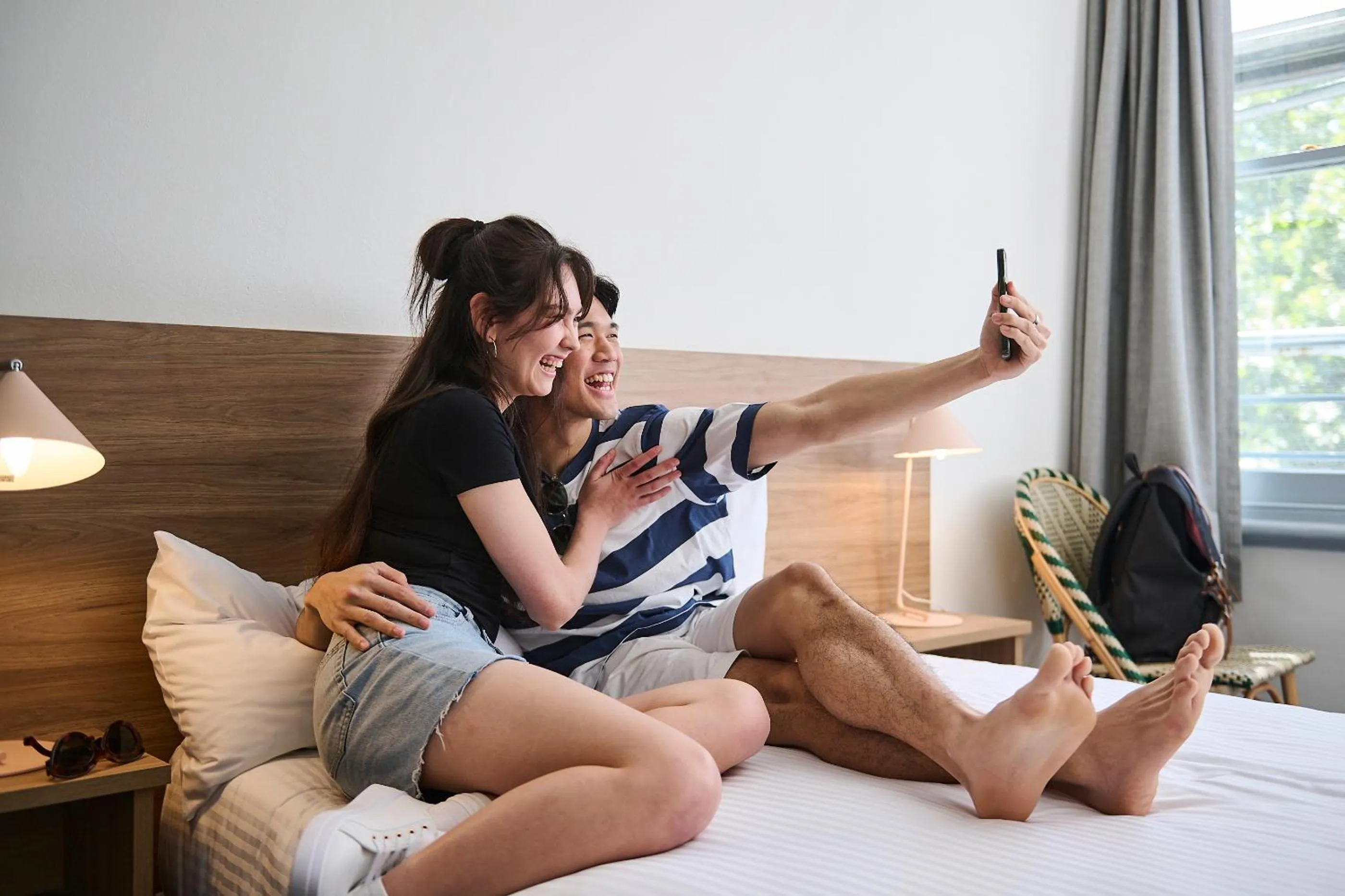 Property building, Bed in The Pacific House