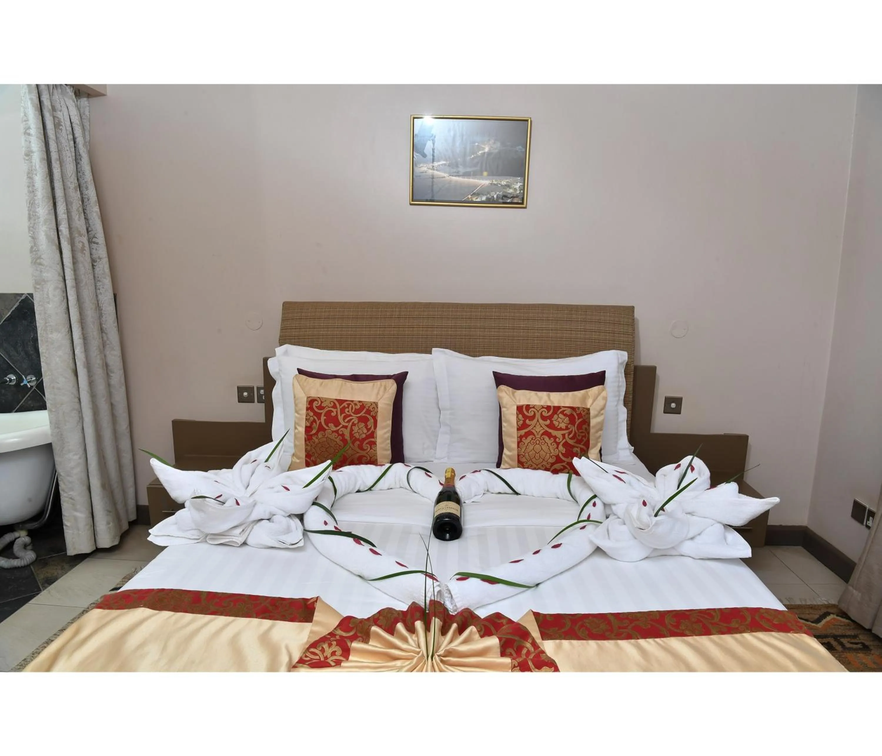 Bed in Hillpark Hotel