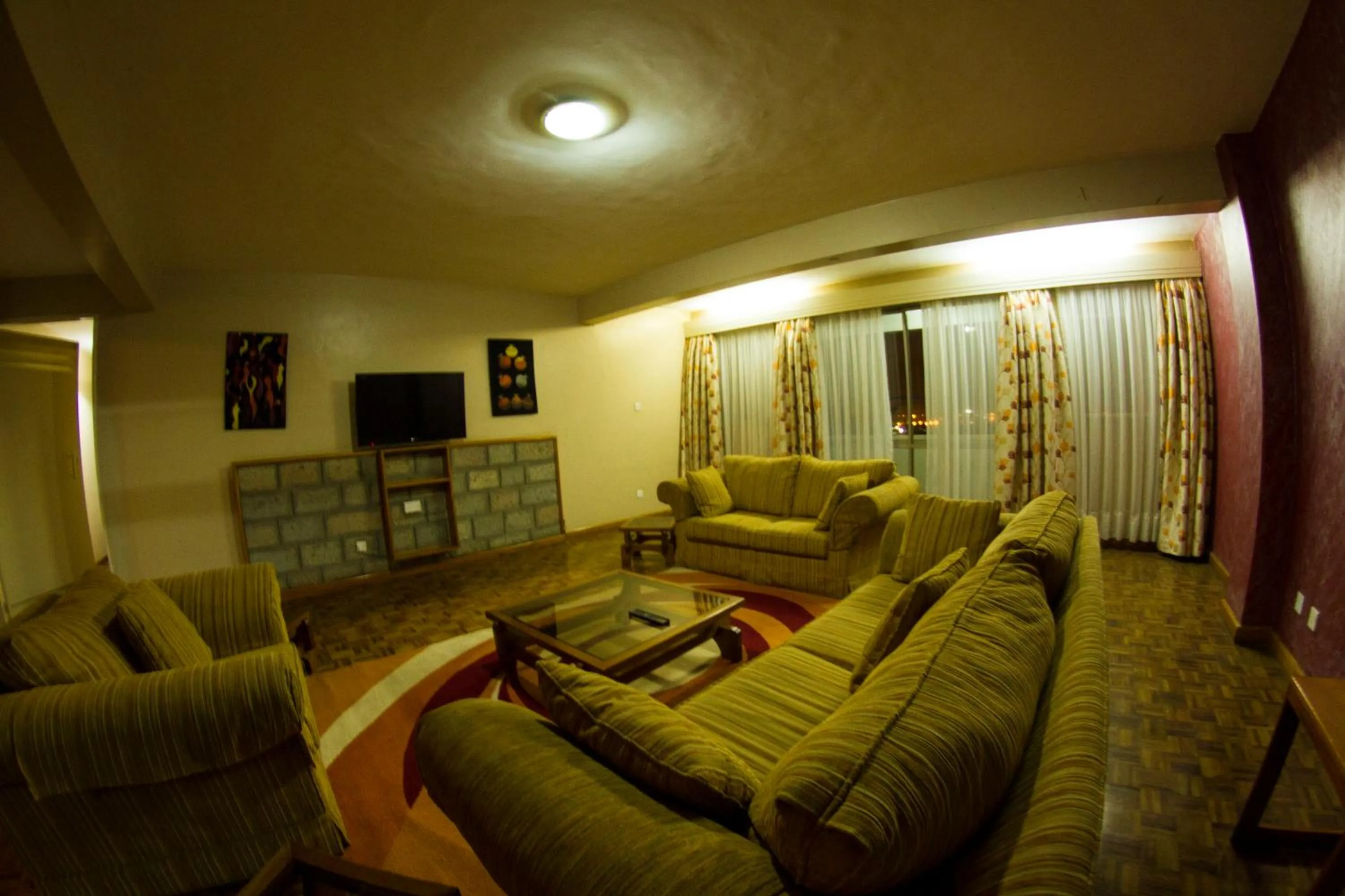 Living room in Hillpark Hotel